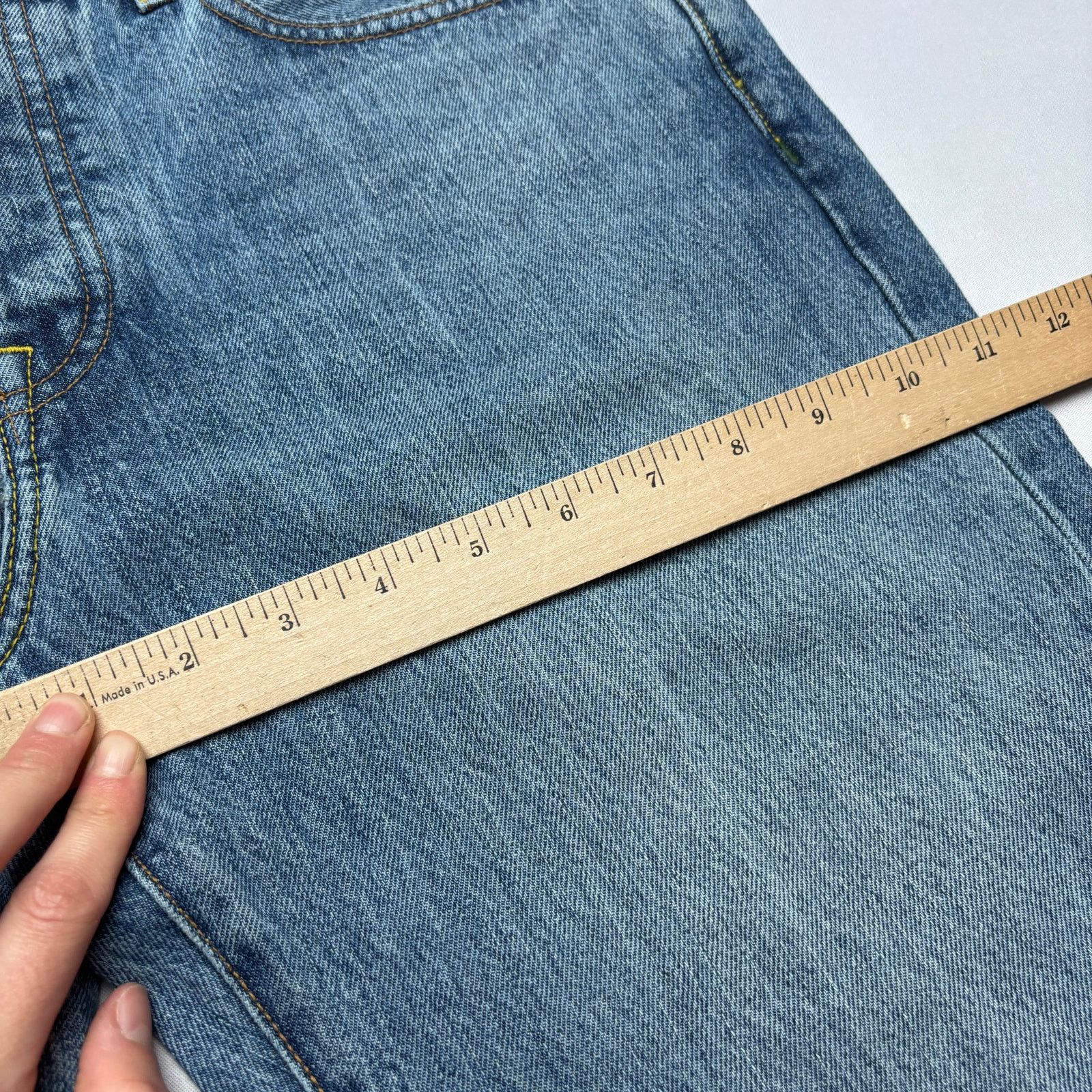 Sid Mashburn $175 Sid Mashburn Slim Straight Jeans 34x30 Made in USA Size US 34 / EU 50 - 7 Thumbnail