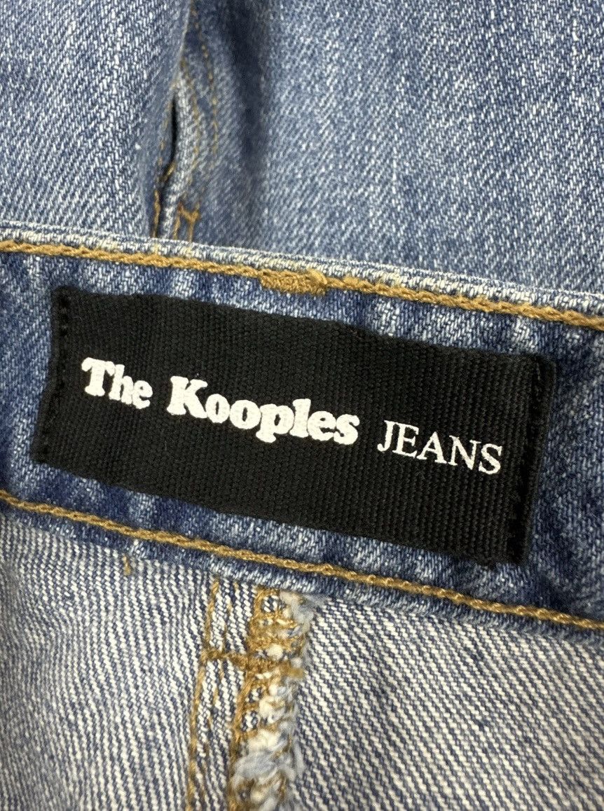 The Kooples Distressed / Ripped Denim Pencil Skirt Size 25" / US 0 / IT 36 - 10 Thumbnail