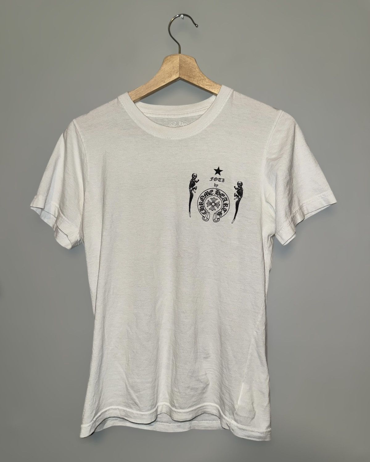 Chrome Hearts Chrome Hearts Horseshoe Logo Foti Jarvis Tee Size US XS / EU 42 / 0 - 1 Thumbnail