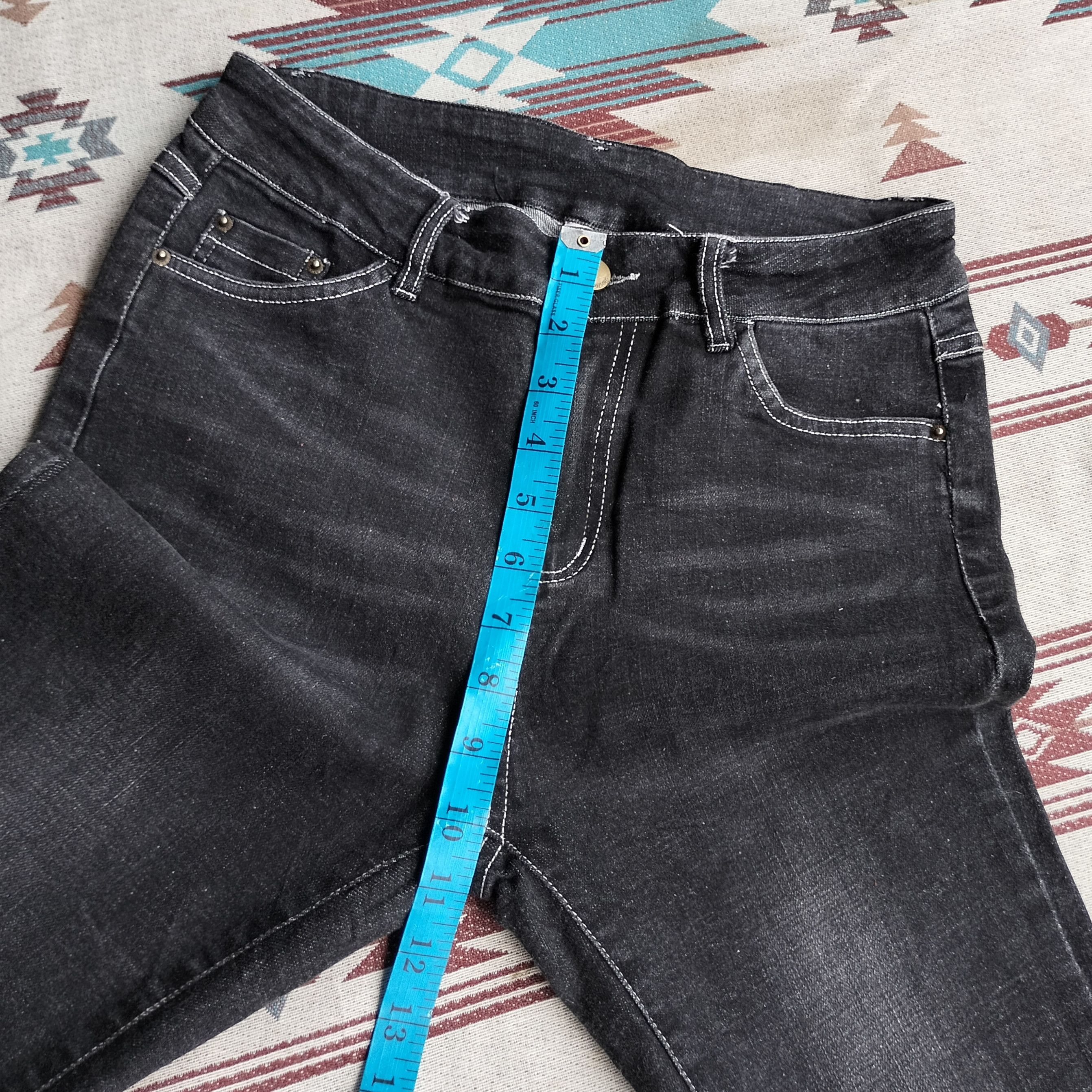 Tornado Mart rope suede belt tassel flare denim Size US 27 - 17 Thumbnail