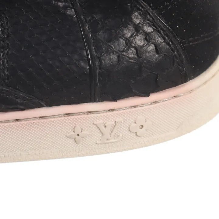 Louis Vuitton Louis Vuitton Black High-Top Sneakers -2508 Size US 7.5 / EU 40-41 - 8 Thumbnail