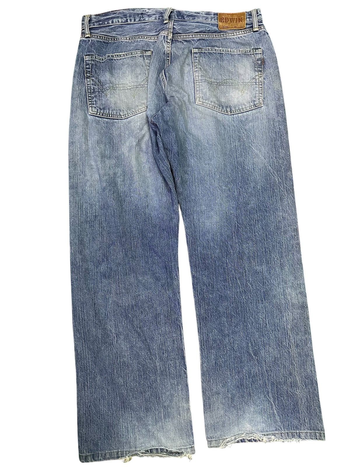 Japanese Brand 💥Edwin Selvedge💥 Crazy Design Edwin Selvedge💥 Size US 36 / EU 52 - 4 Thumbnail