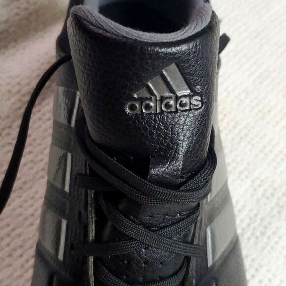 Adidas Adidas Adipower Sz. 9.5 Black & Silver Golf Shoes Size US 9.5 / EU 42-43 - 4 Thumbnail
