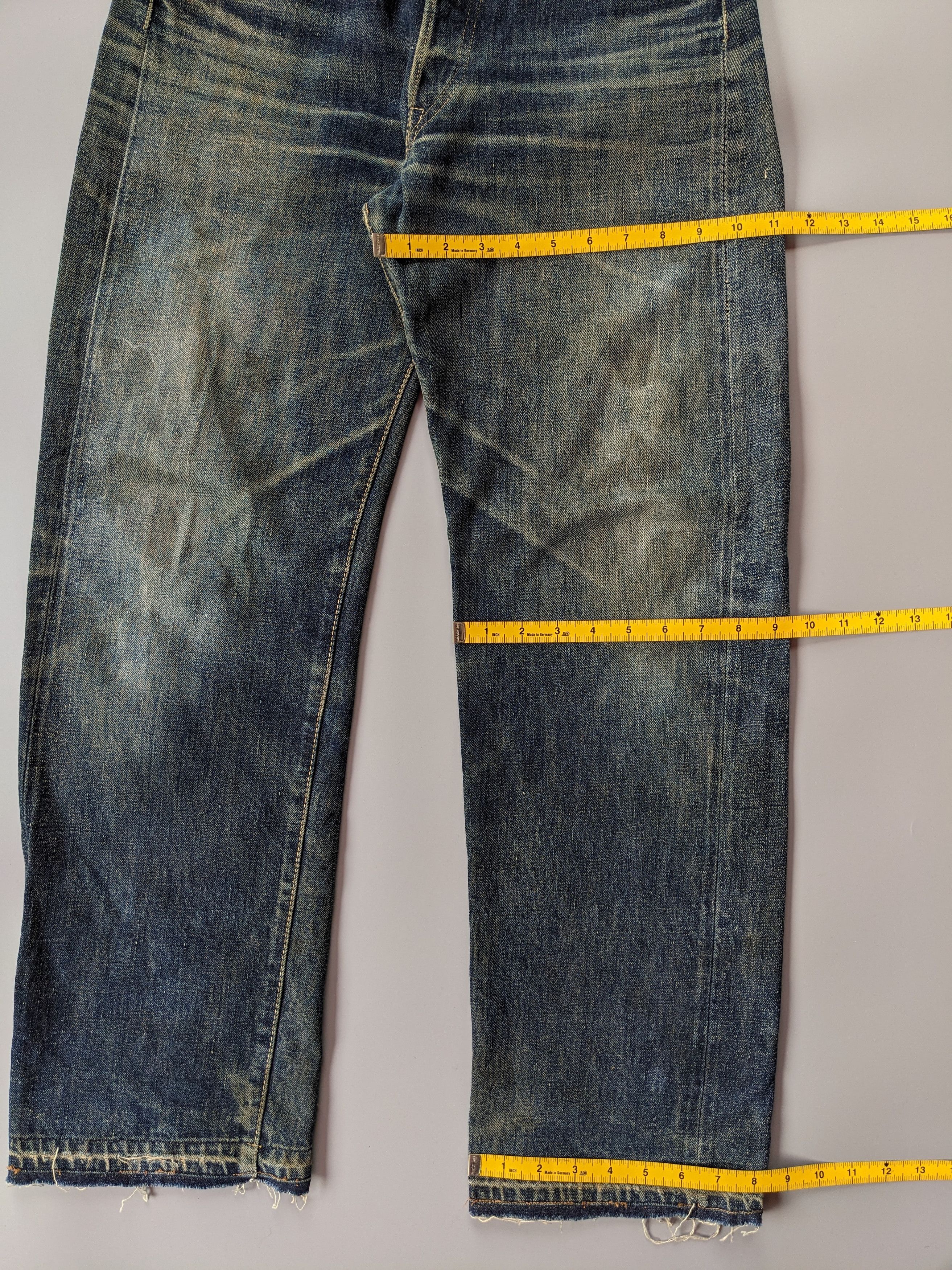 Pherrow's Stormyblue by Pherrows faded selvedge jeans Size US 31 - 11 Thumbnail