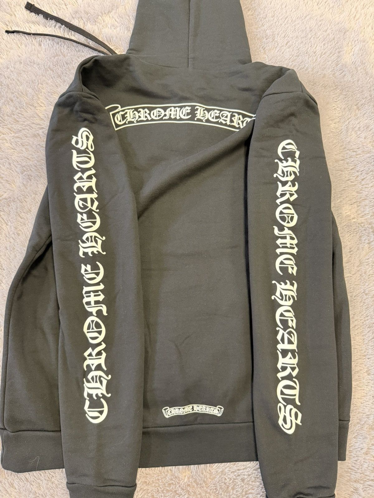Chrome Hearts chrome hearts scroll logo hoodie Size US M / EU 48-50 / 2 - 9 Thumbnail