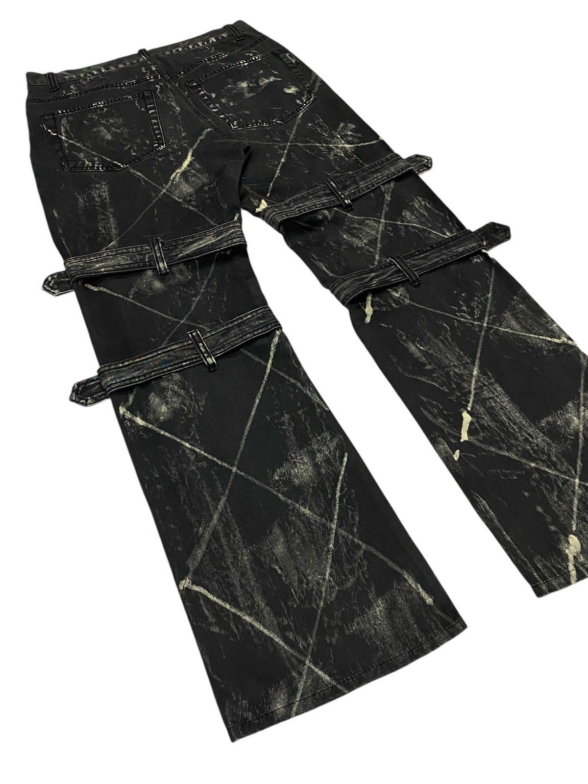 Japanese Brand Japanese Brand “BERNINGS-SHO” Patchwork Bondage Pants Size US 29 - 22 Thumbnail