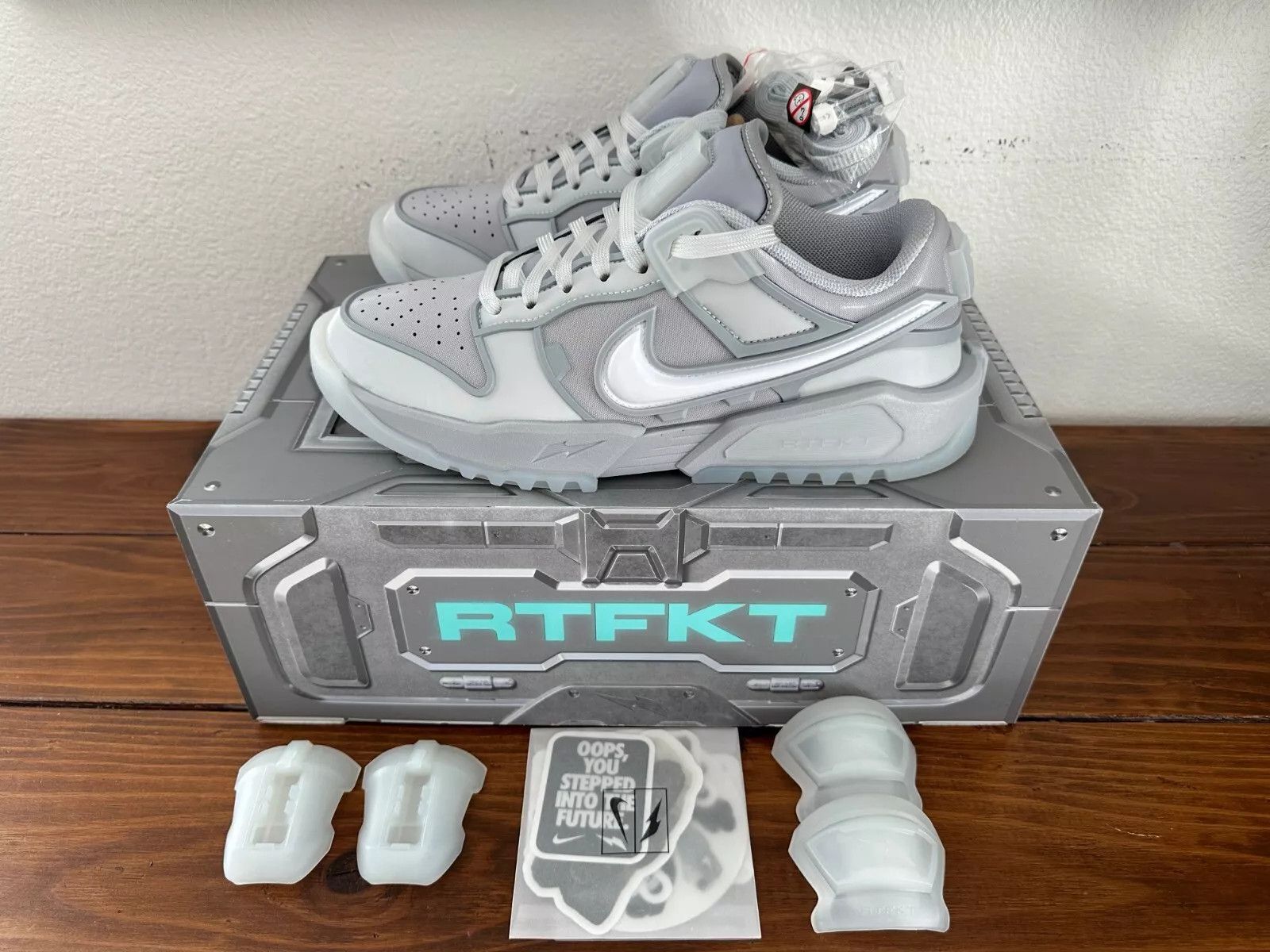 Nike Nike X RTFKT Dunk Genesis Low | Ghost Edition | US9 UK8 Size US 9 / EU 42 - 2 Thumbnail