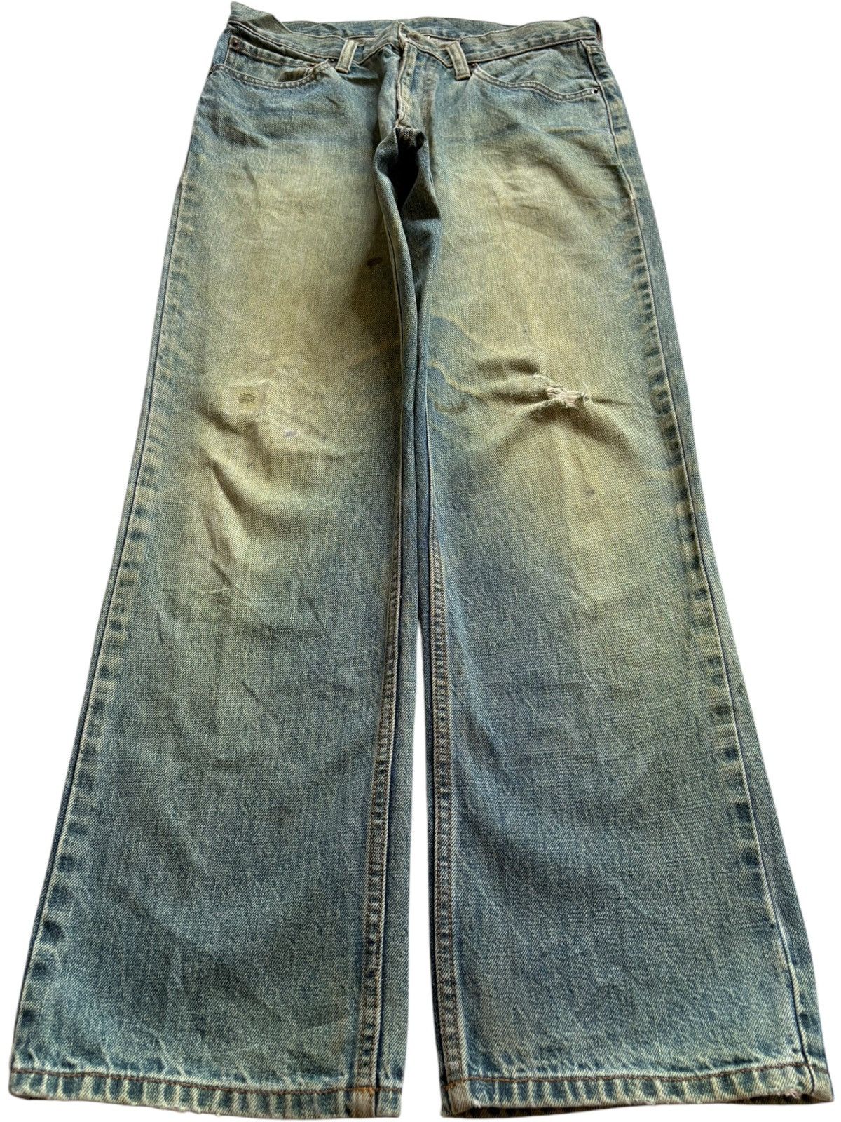 Vintage Japanese Brand Sick Mud Wash Distressed Loose Jeans