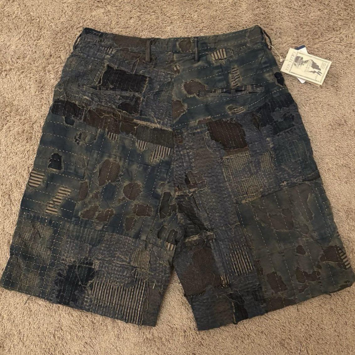 Kapital Kapital Boro Denim IVY Shorts size 3 Size US 34 / EU 50 - 2 Thumbnail