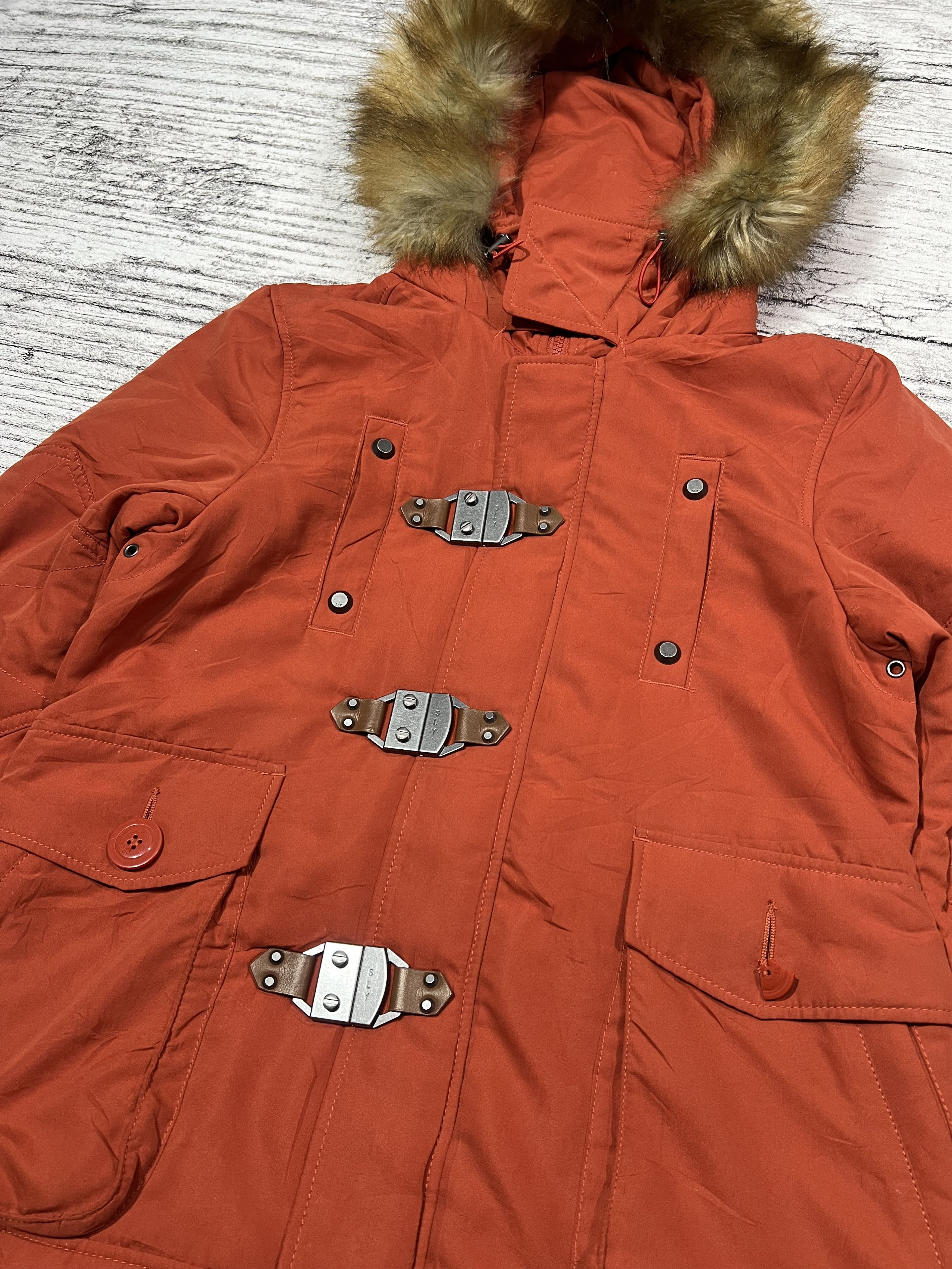 Japanese Brand 2000s Hysteric SLY N3B Fur Hodded y2k Lgb Ifsixwasnine Size US M / EU 48-50 / 2 - 2 Thumbnail