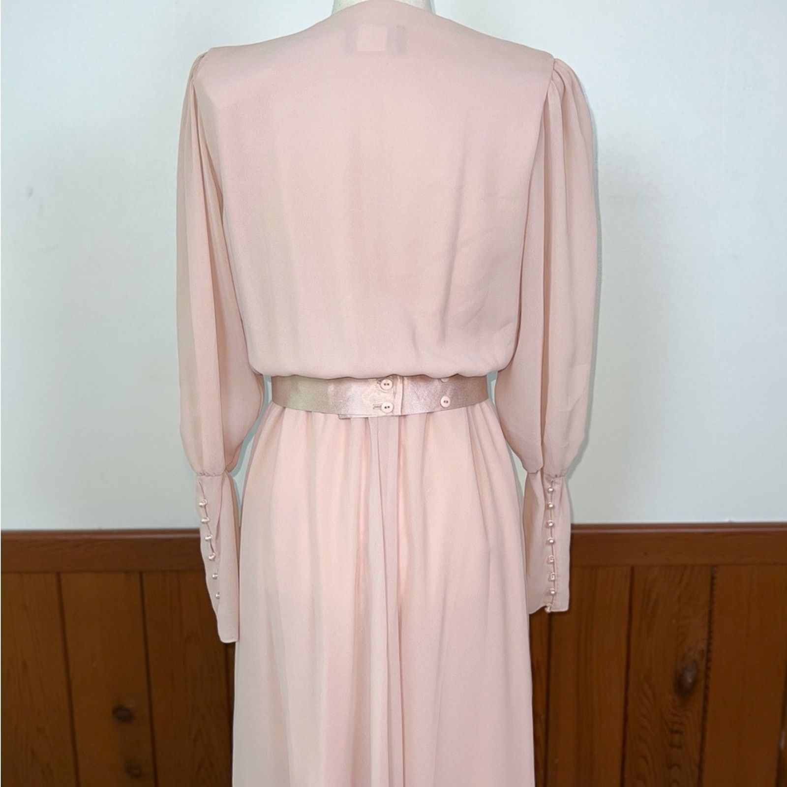 Vintage Vintage 1980s Ursula of Switzerland Mother of the Bride Gown Size M / US 6-8 / IT 42-44 - 8 Thumbnail