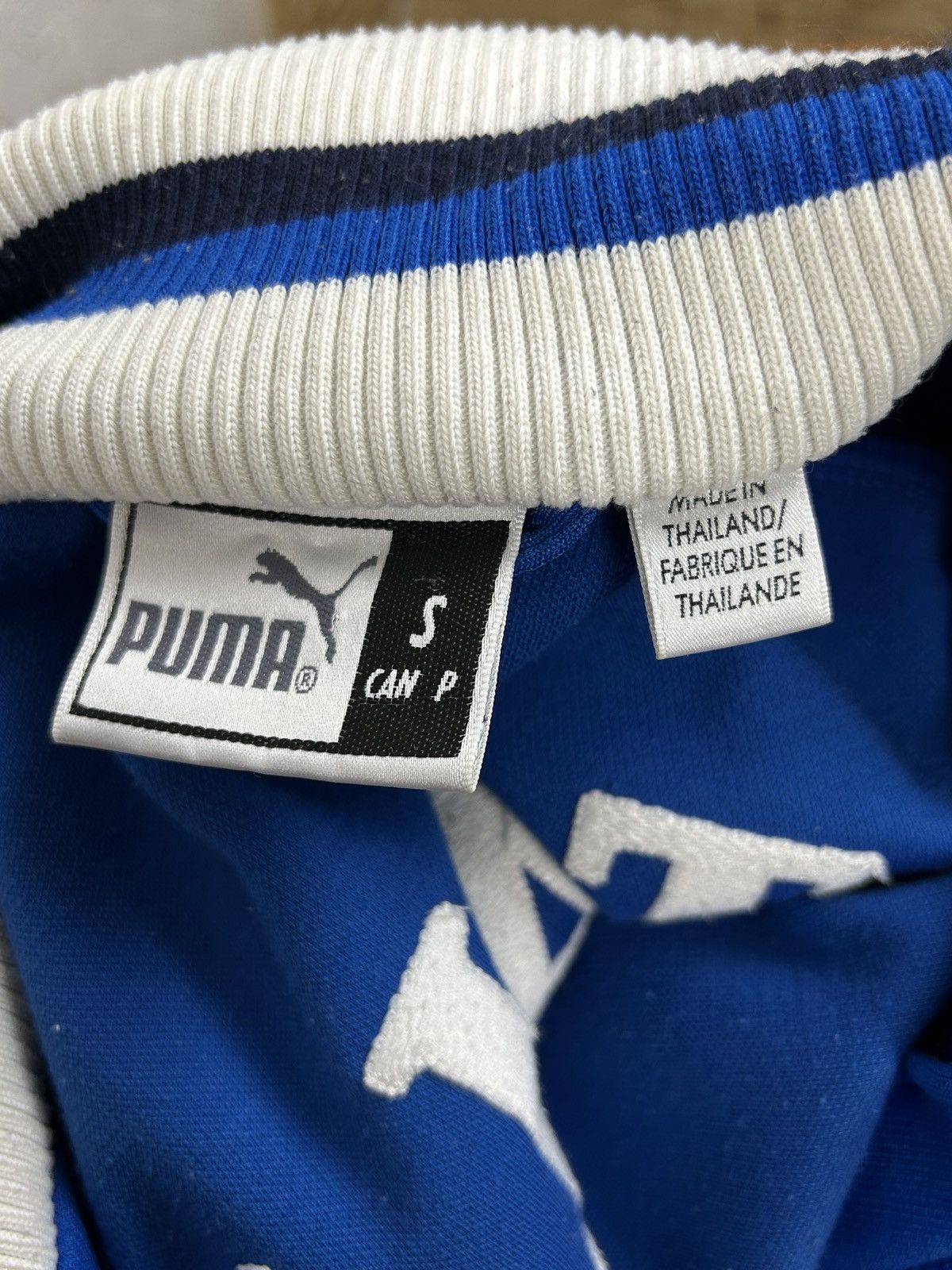 Puma Vintage Puma Italy 2003/04 1/4 Zip Tracksuit Jacket Blue S Size US S / EU 44-46 / 1 - 10 Thumbnail