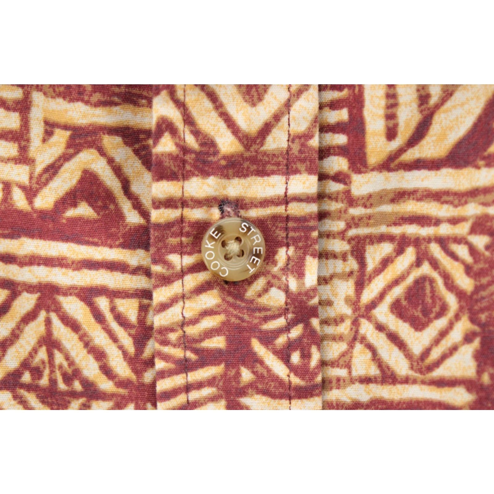 ALOHAS VINTAGE Cooke Street Honolulu Hawaiian Shirt Mens 2XL Brown Aloha Luau Vacation Button-Up Short Sleeve Collared Beach Tropical Luau 90s Mens Size US XXL / EU 58 / 5 - 5 Thumbnail