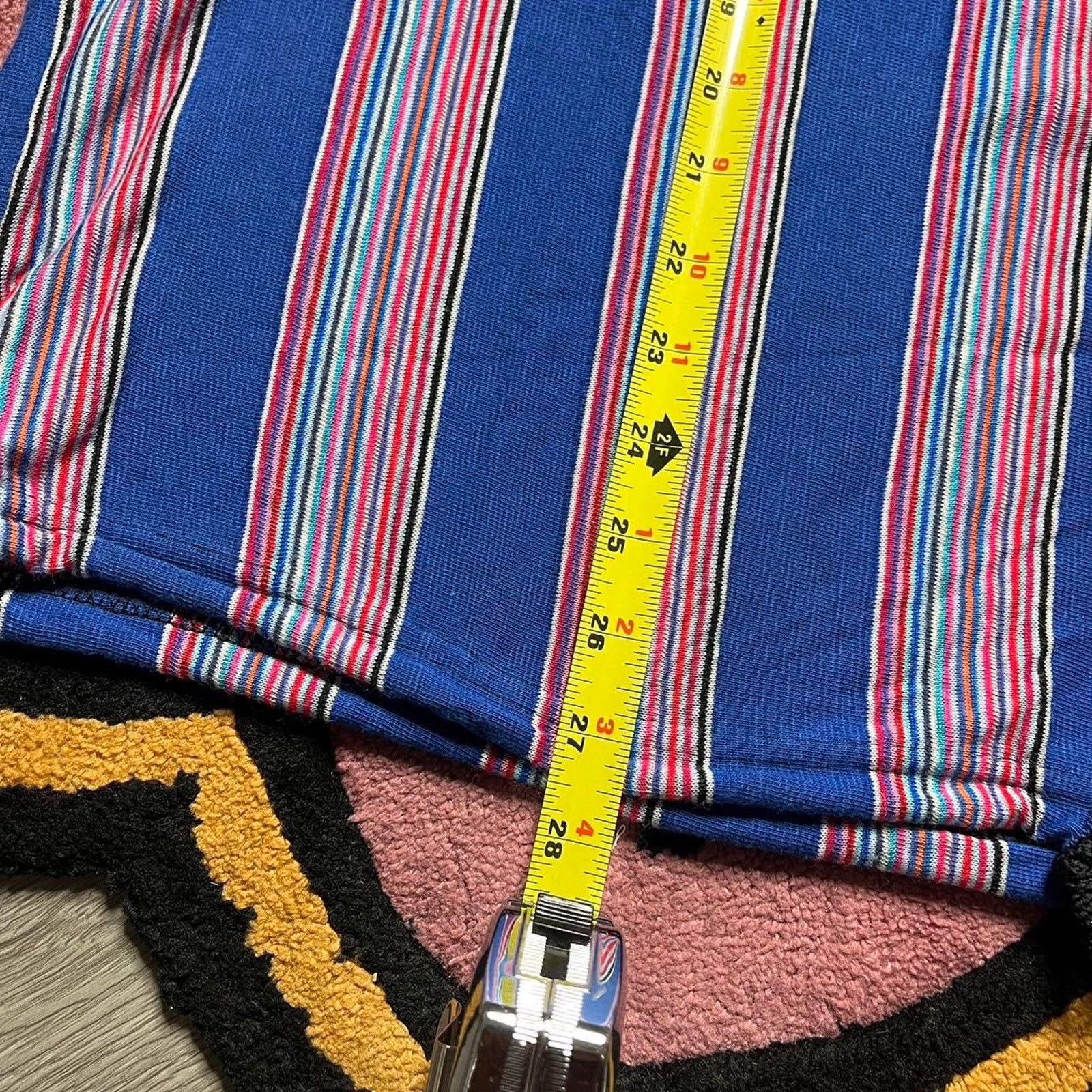 Rap Tees × Vintage Vintage 90’s Malcom X Striped Pullover Graphic Hoodie Shirt Size US L / EU 52-54 / 3 - 7 Thumbnail