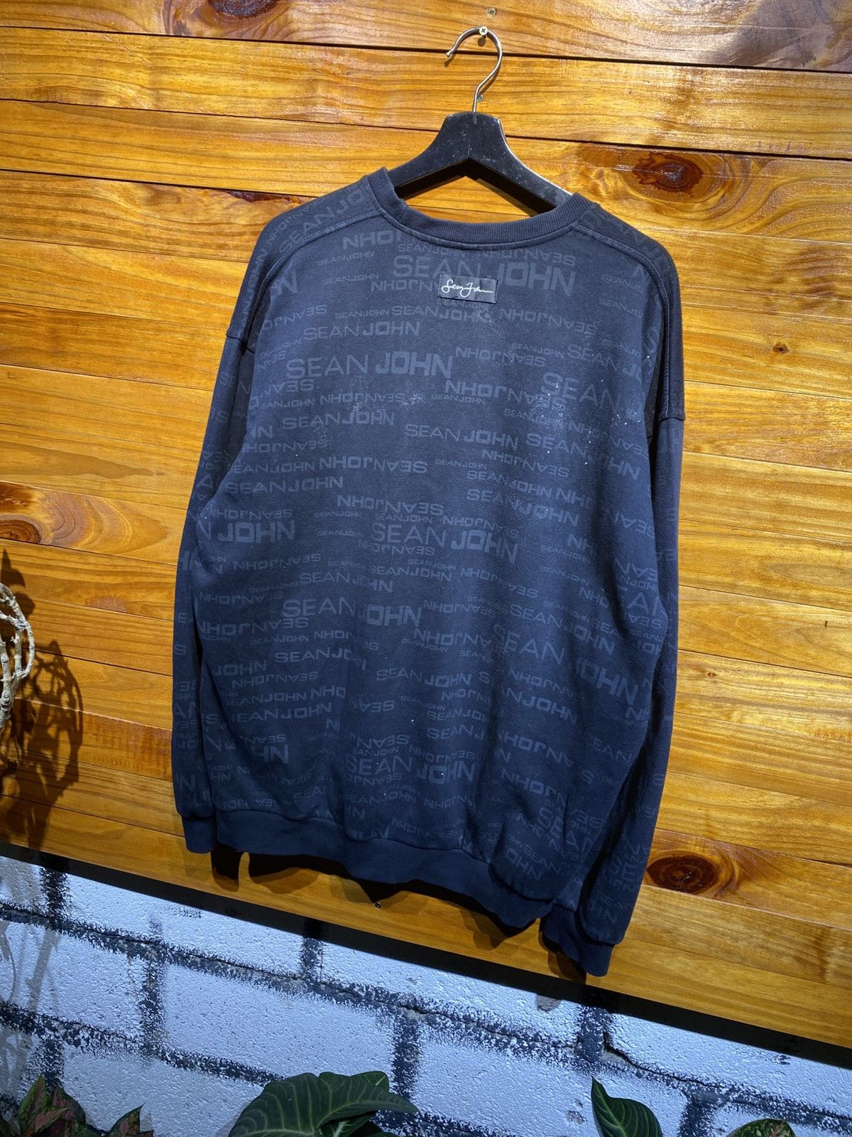 Sean John Vintage Sean John Sweatshirt Black Crewneck Made in Korea Size US XXL / EU 58 / 5 - 8 Thumbnail