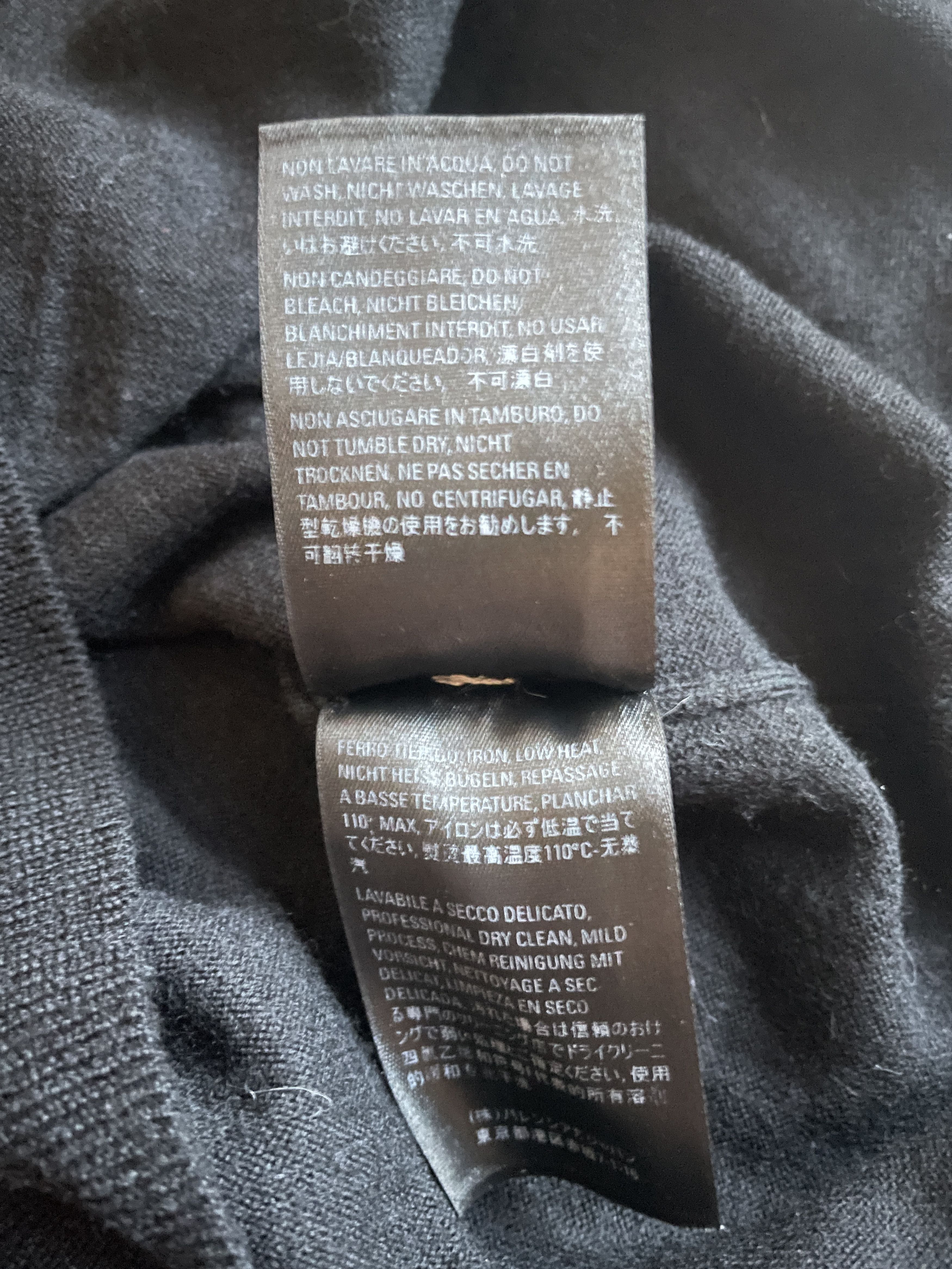 Balenciaga Balenciaga Black Wool Sweater Pullover Size L Unisex Size US L / EU 52-54 / 3 - 6 Thumbnail
