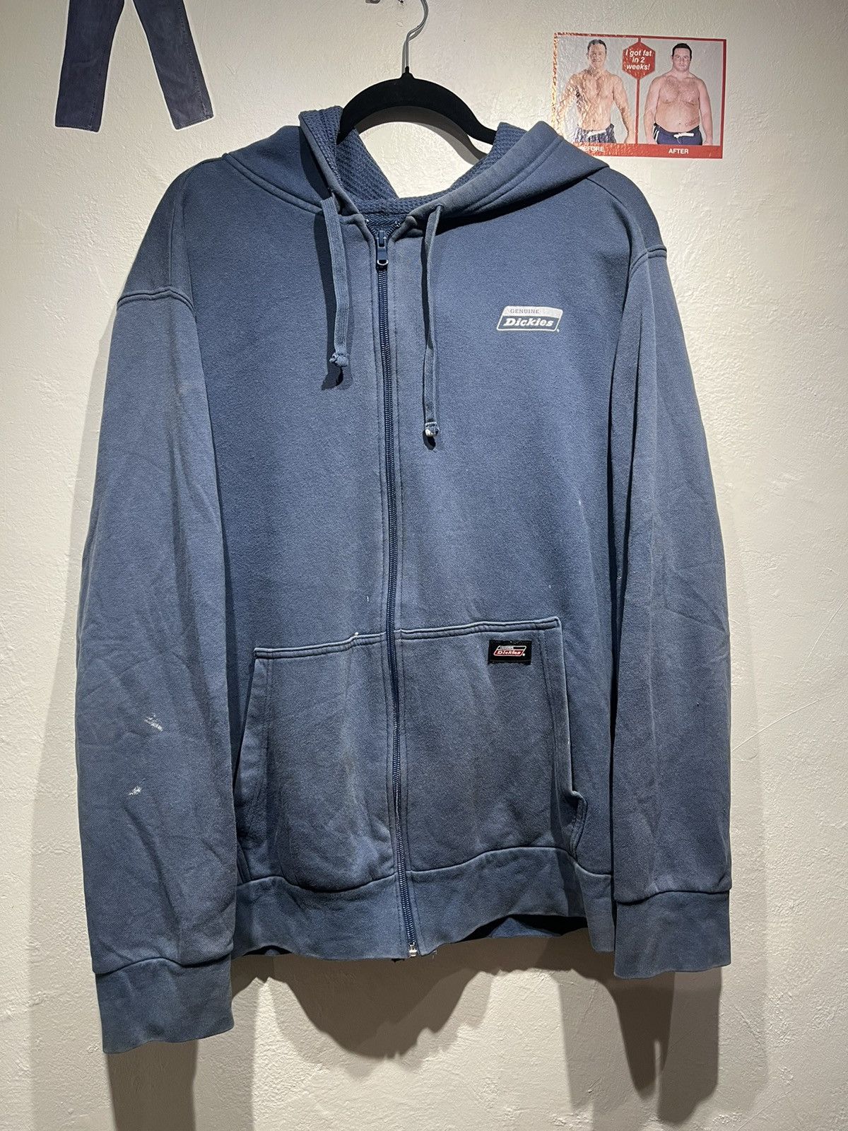 Dickies × Vintage Vintage Y2k Dickies zip up hoodie Size US L / EU 52-54 / 3 - 1 Thumbnail