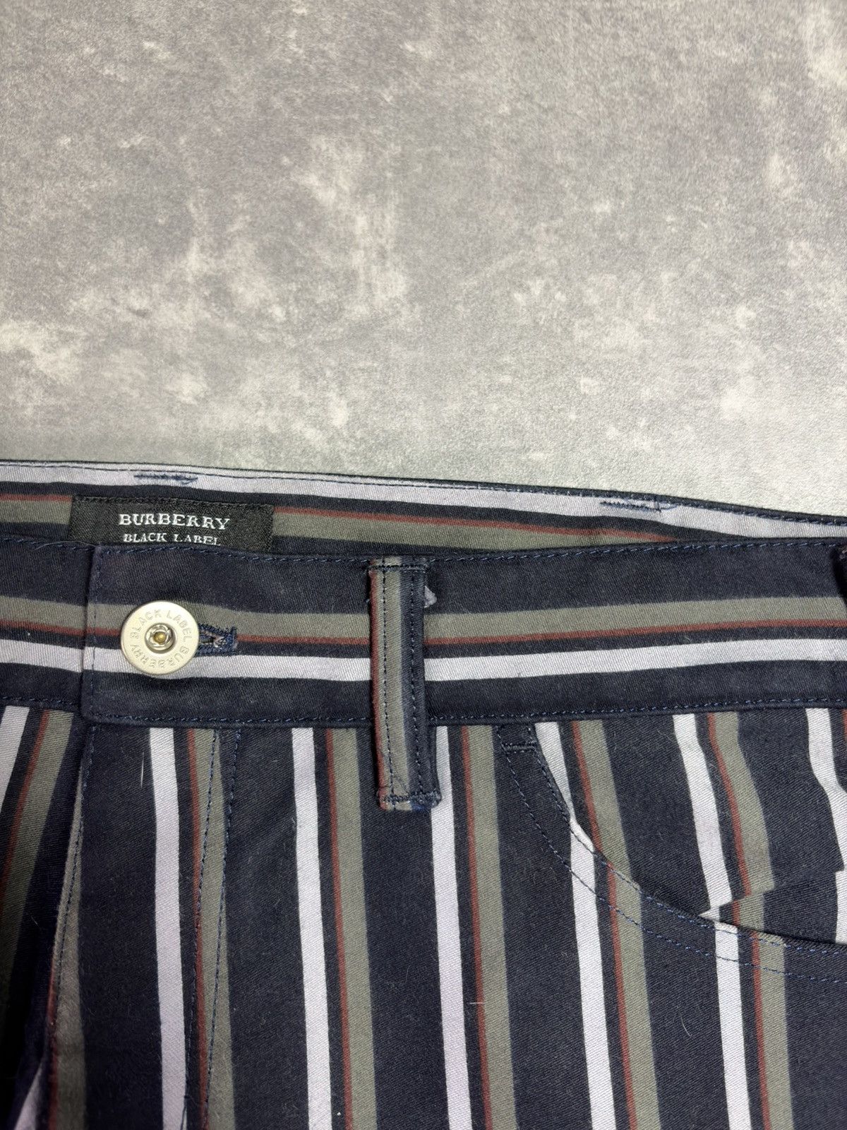 Burberry Burberry Black Label Exclusive Flared Striped Pants 27 28 Size US 27 - 8 Thumbnail