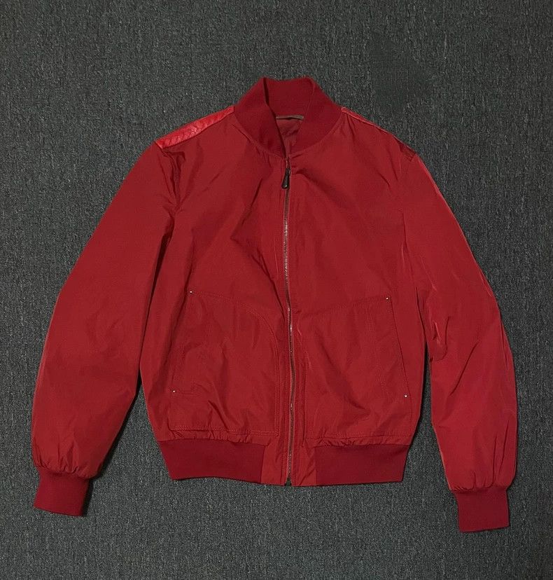 Bottega Veneta Bottega Veneta Red Baseball Jacket-yf Size US M / EU 48-50 / 2 - 1 Thumbnail