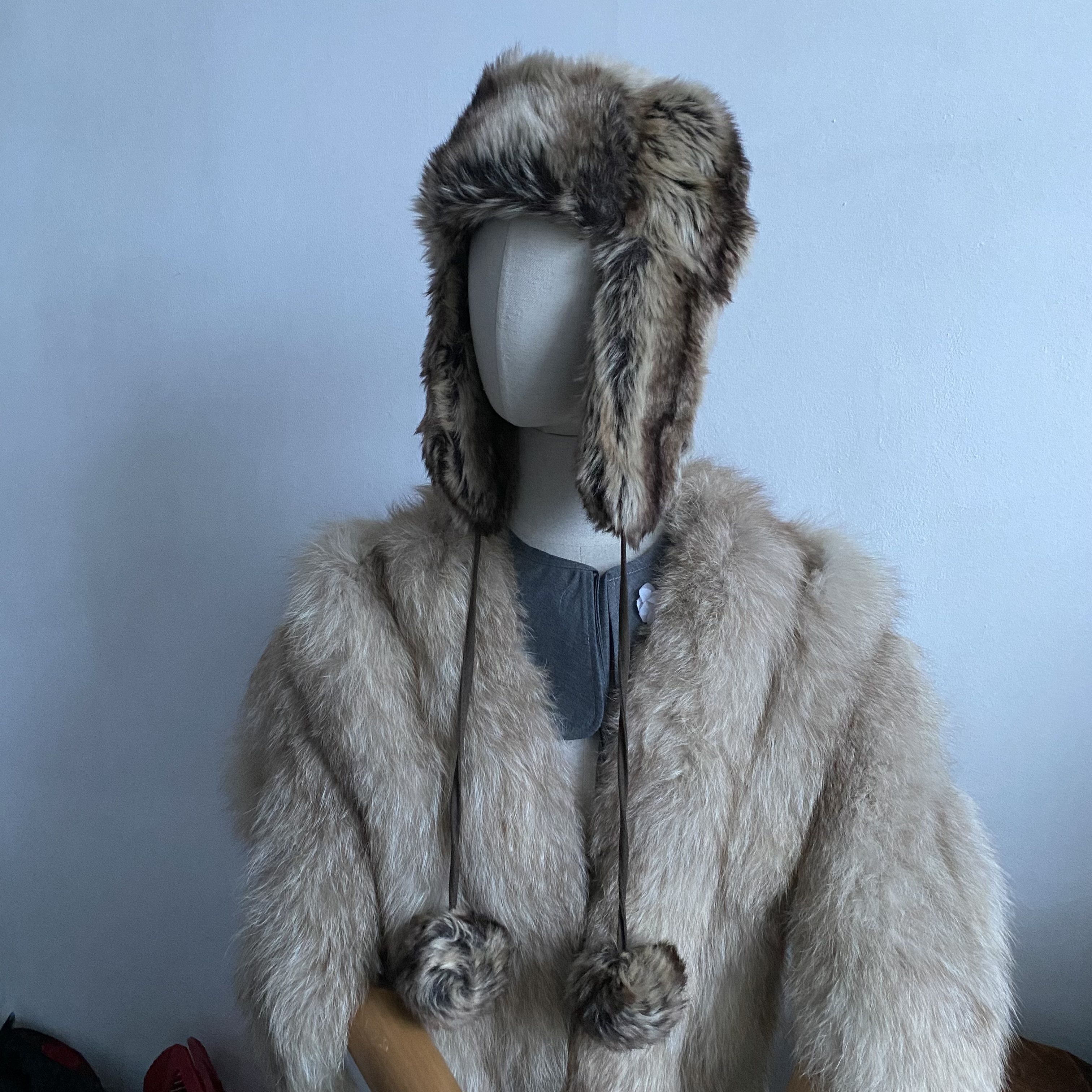 If Six Was Nine Vintage Y2K Japanese Faux Fur Hat Winter Ushanka Size ONE SIZE - 1 Thumbnail