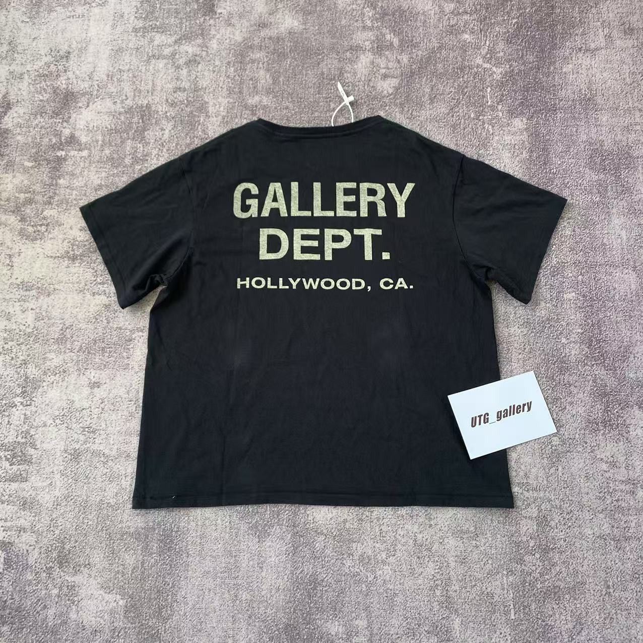 GALLERY DEPT. VINTAGE ペイント Tシャツ Gallery Dept. Vintage Logo Painted Tee Purple Men's - SS23 - US