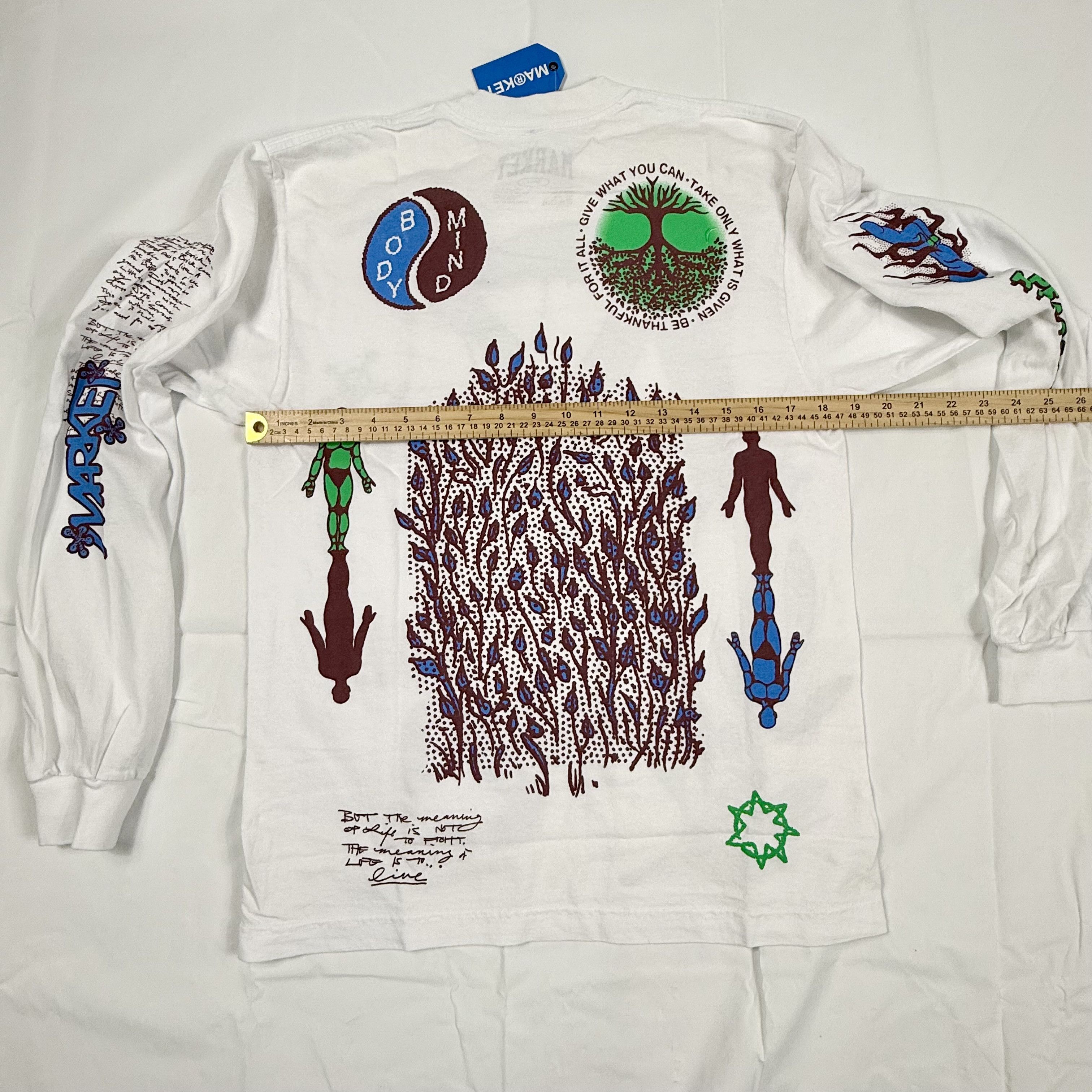 Market Market Peace Practice Long Sleeve T-Shirt Small NEW Size US S / EU 44-46 / 1 - 4 Thumbnail