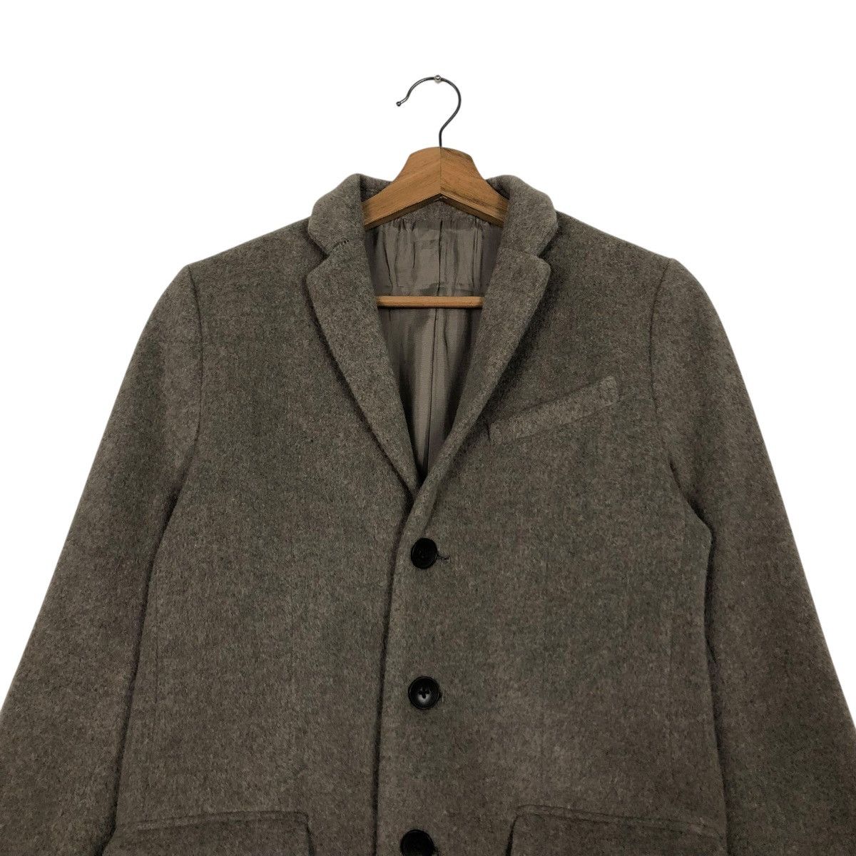 Japanese Brand 🔥RICH BROWN WOOL JACKET BUTTON STUDIOS JAPAN ISSEY MIYAKE Size US S / EU 44-46 / 1 - 5 Thumbnail