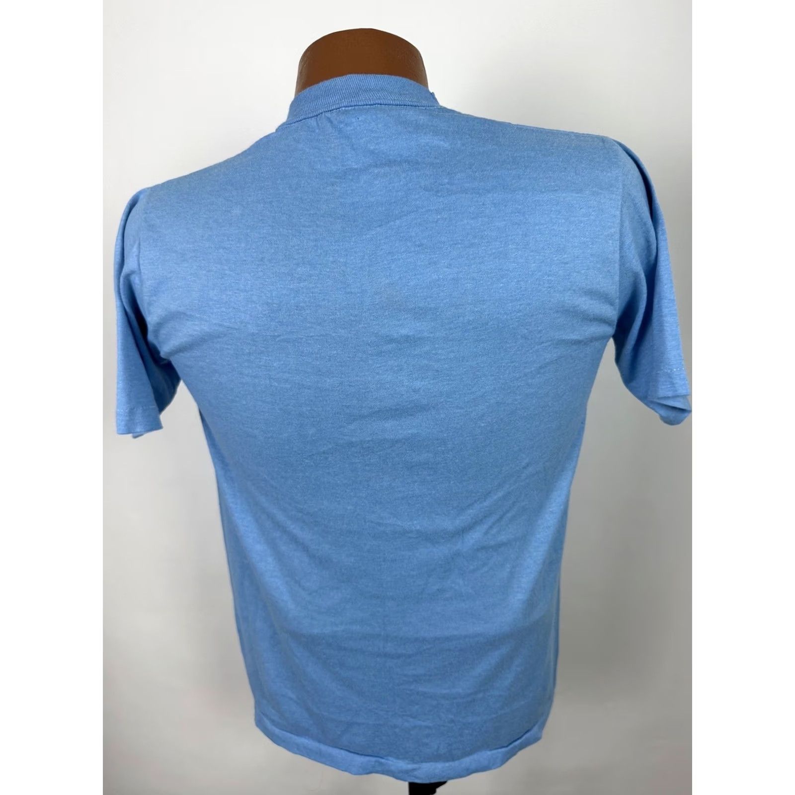 Soffe VINTAGE 80s Graphic T-Shirt Adult M Blue USA Shower Novelty Grunge Sports Size US M / EU 48-50 / 2 - 5 Thumbnail