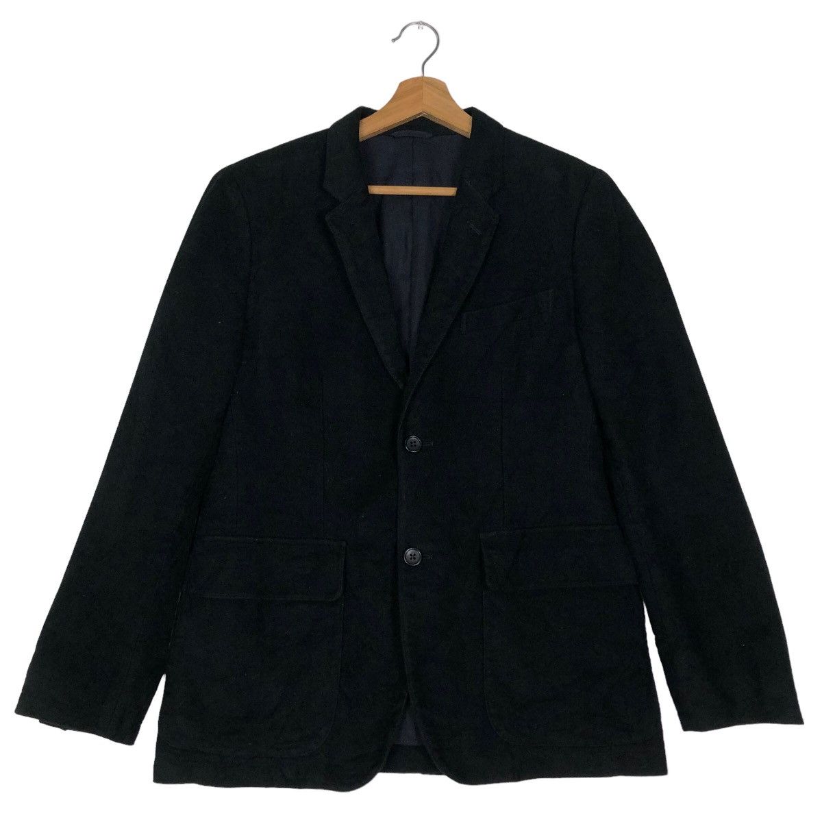 Margaret Howell 🔥Rich Black Vtg Chore Work Jacket Margaret Howell Japan Size US M / EU 48-50 / 2 - 1 Thumbnail