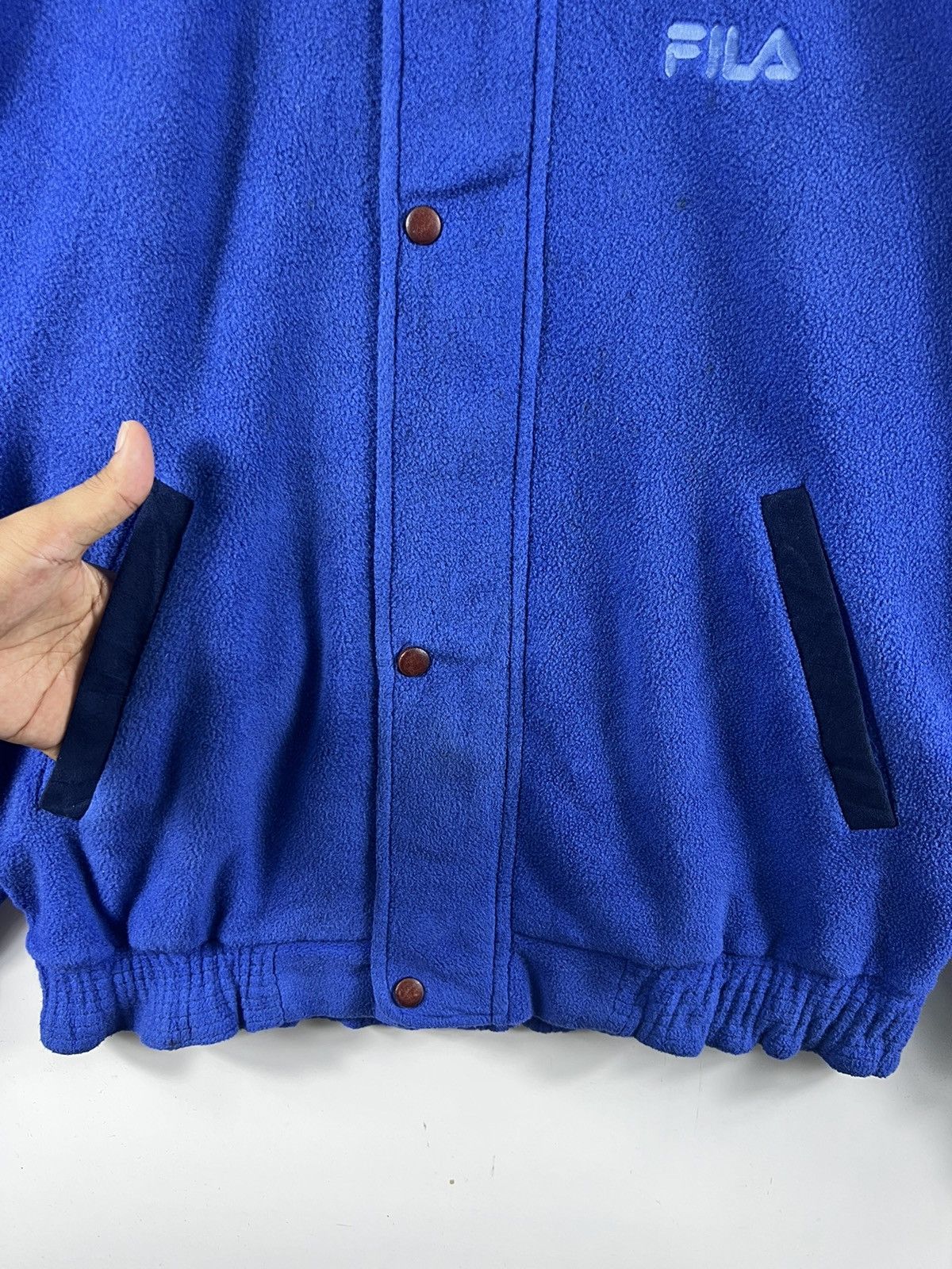 Fila 🔥 Vintage 90's FILA iCE- TECH MADE IN ITALY Fleece jacket Size US L / EU 52-54 / 3 - 4 Thumbnail