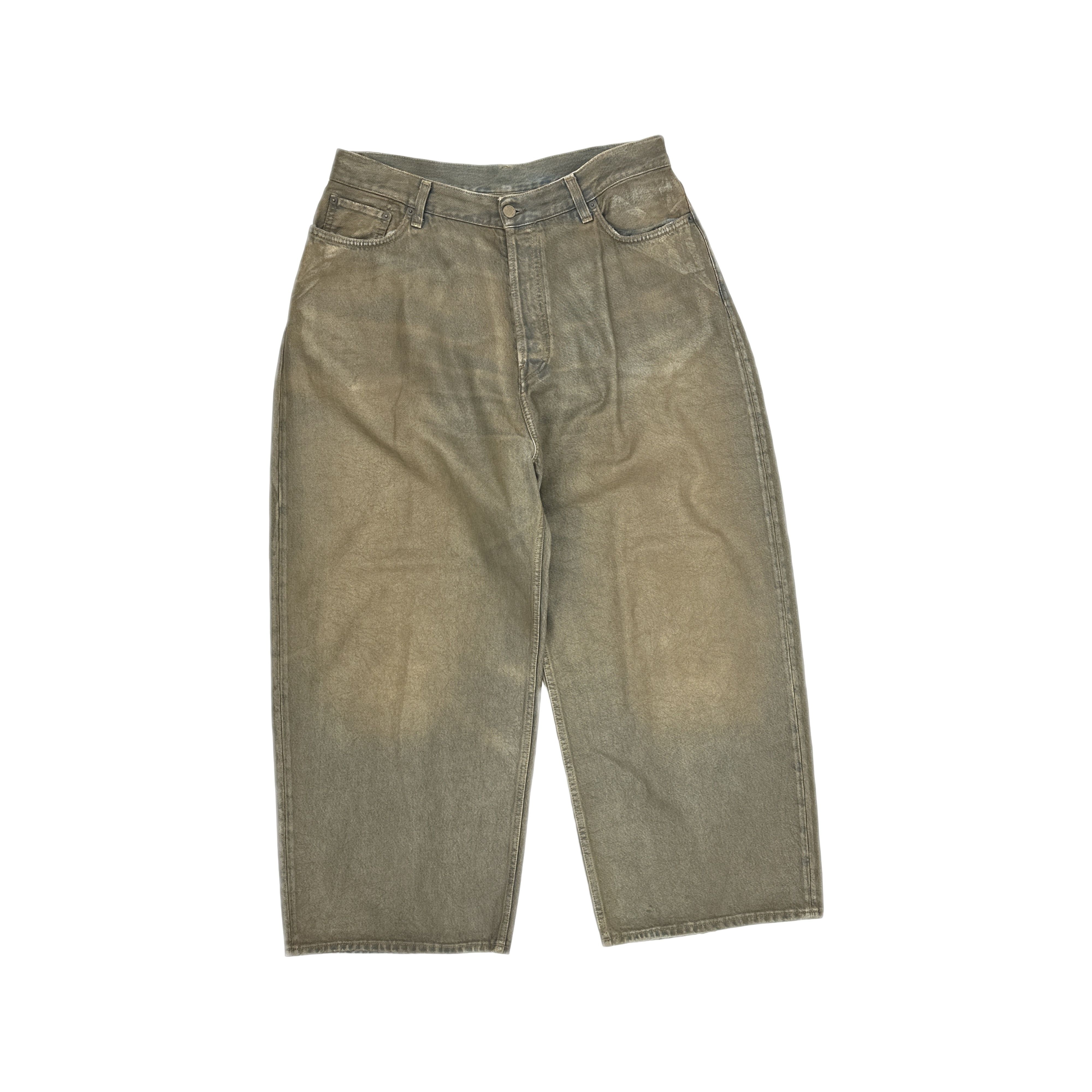 Acne Studios Acne Studios Distressed Wide Leg Jeans 32/30 Size US 30 / EU 46 - 1 Thumbnail