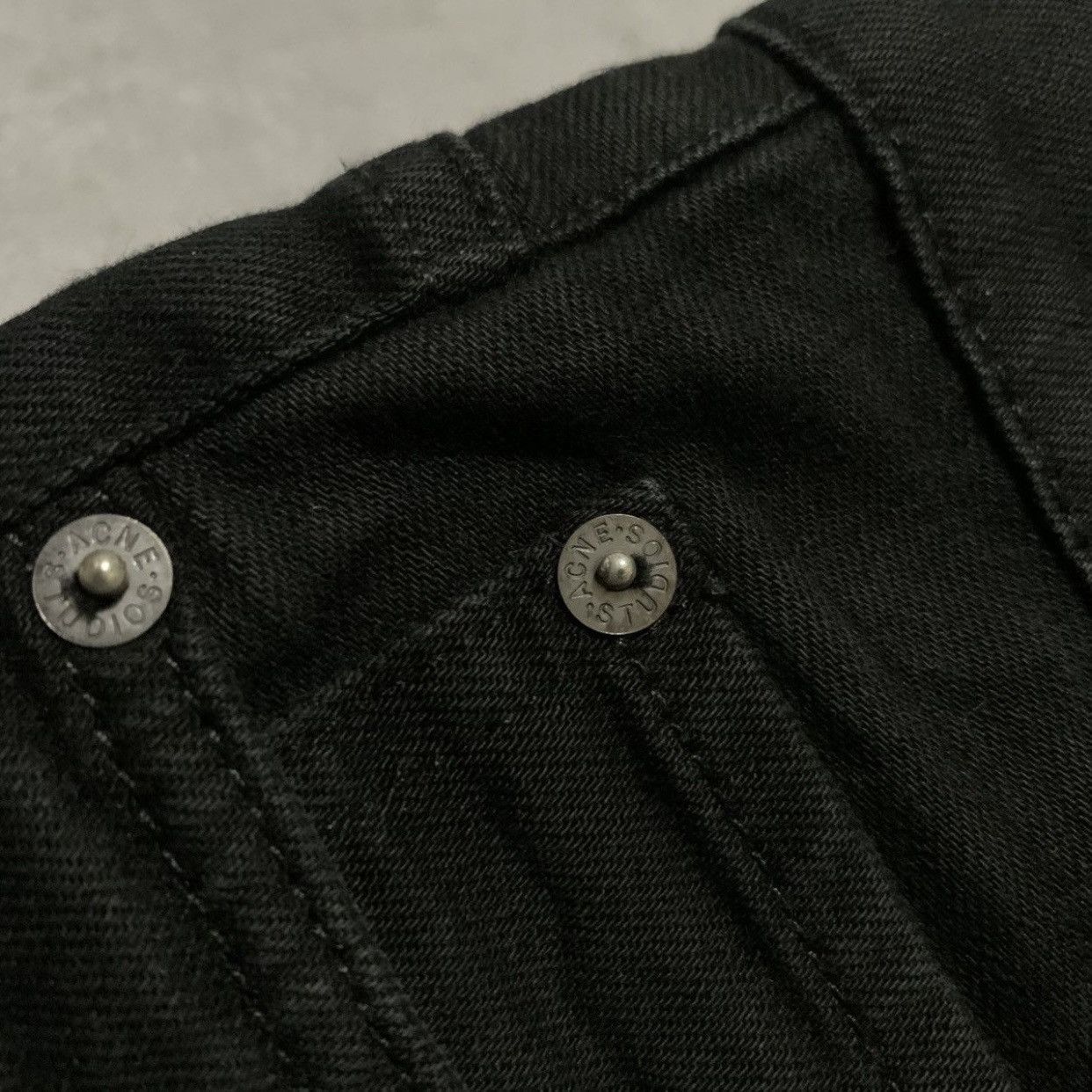 Acne Studios Acne Studios Black Denim Pants Size US 29 - 4 Thumbnail