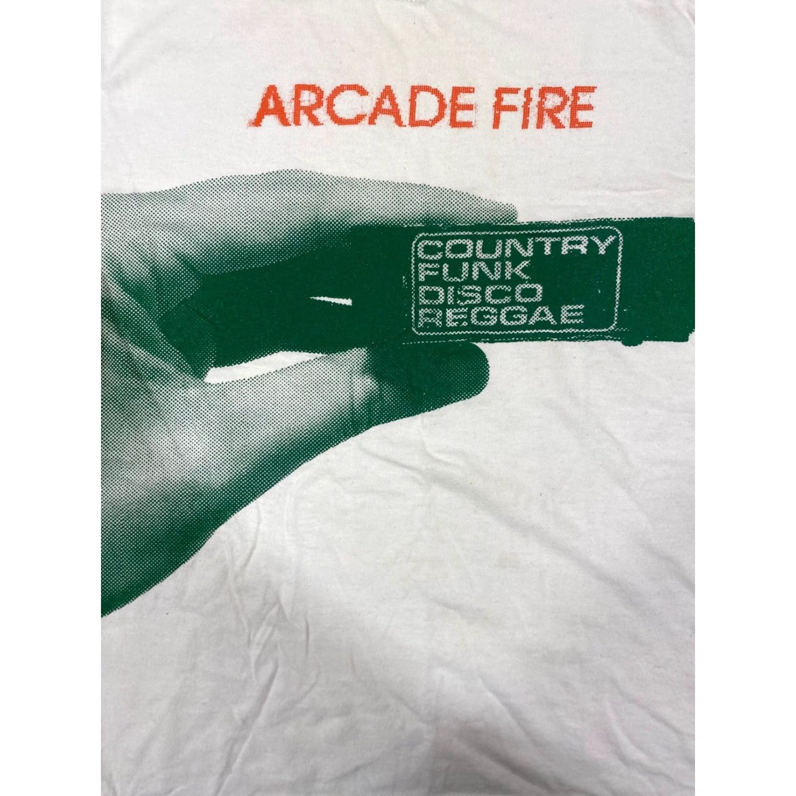 Gildan Arcade Distress #1592 Short Sleeve Shirt White S Gildan Crew Logo Unisex Adults T-Shirt Size US S / EU 44-46 / 1 - 2 Thumbnail