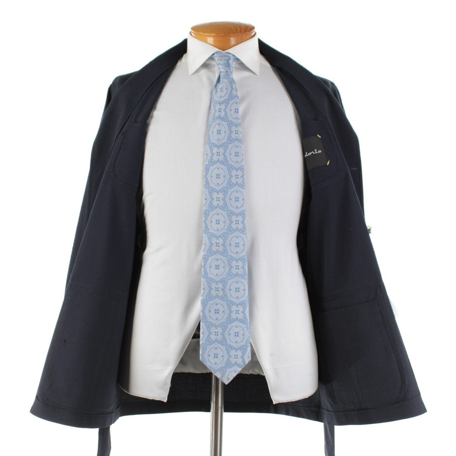 SARTORIO Sartorio Suit Size US 40 Regular in Blue Size 40R - 7 Thumbnail
