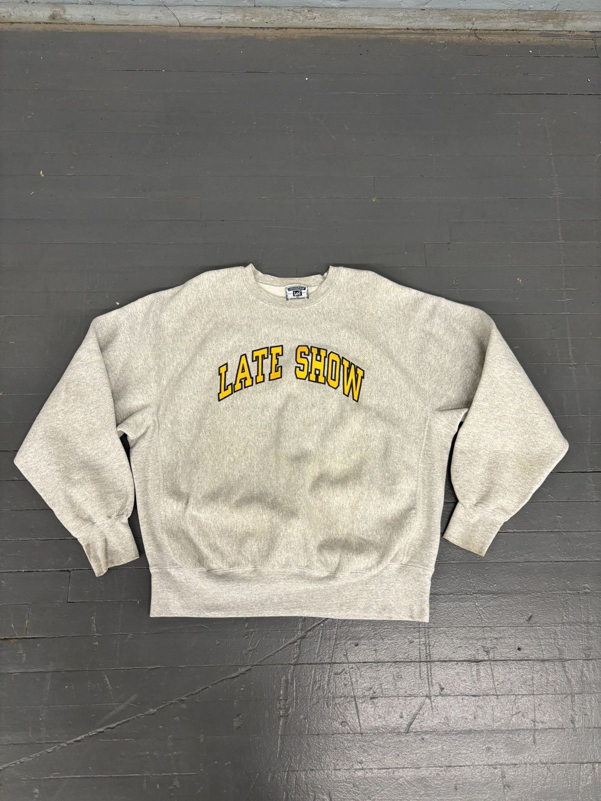 Vintage Vintage The Late Show x lee sports 90s crewneck Size US XXL / EU 58 / 5 - 1 Thumbnail