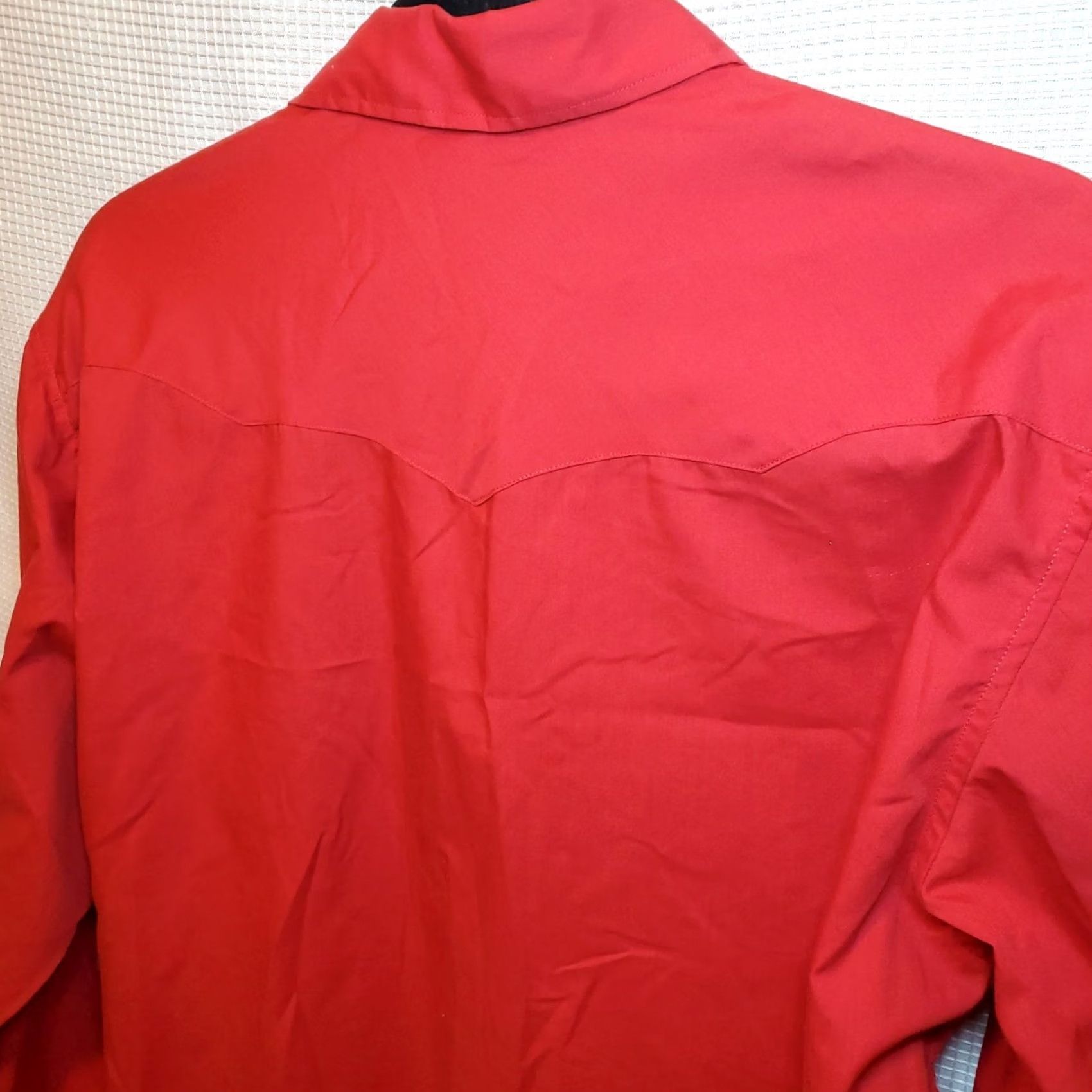 Vintage VINTAGE White Horse Shirt Mens L Red Ranch Western Button Down Size Pearl Snap Cowboy Size US L / EU 52-54 / 3 - 3 Thumbnail