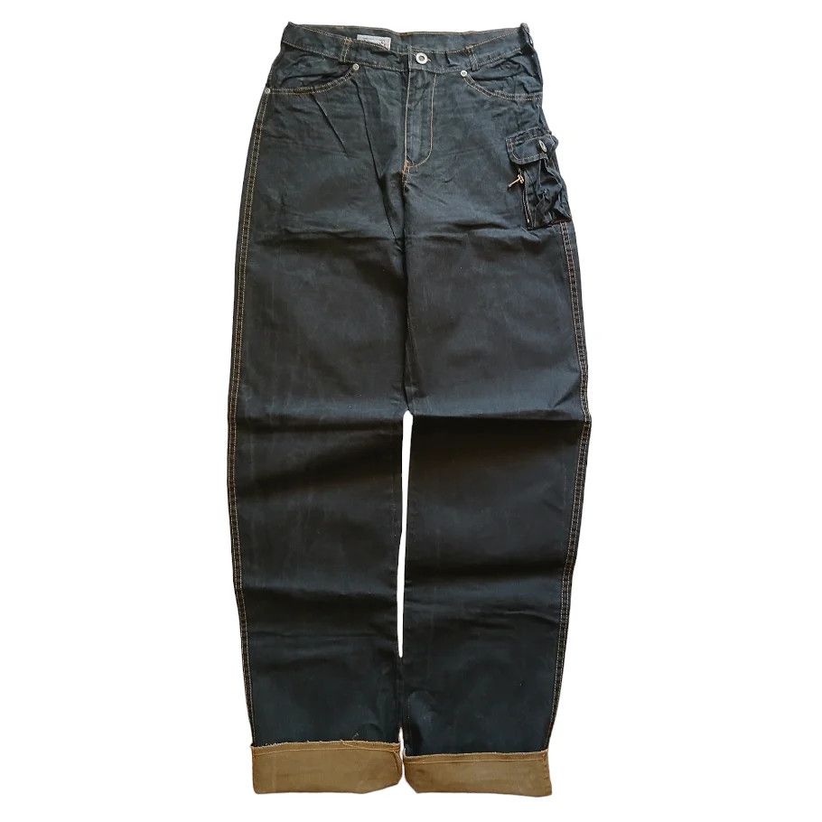 image of 1983 Tela Stella Boneville Deadstock Side Pocket Pants in Black, Men's (Size 30)