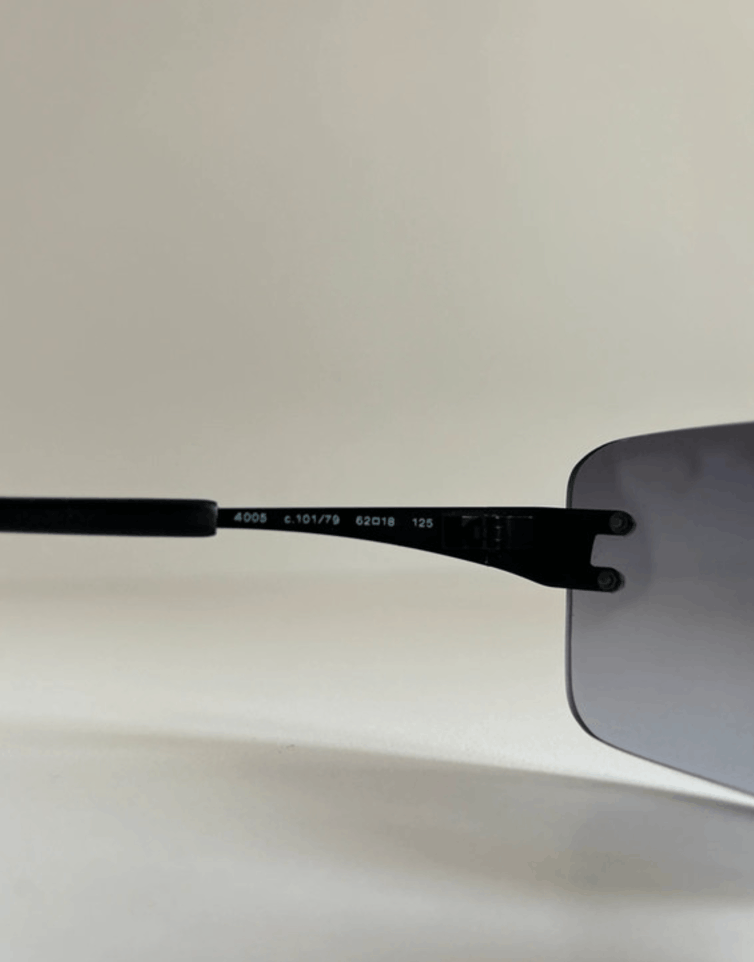 Chanel CHANEL SUNGLASSES 4005 LOGO CC Wrap Metal Vintage Iconic Size ONE SIZE - 3 Thumbnail