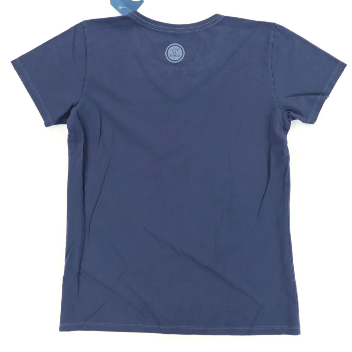 Life is Good Life is Good #Some Thing Good Crusher Solid V-Neck T-Shirt Gray Women's M Size M / US 6-8 / IT 42-44 - 4 Thumbnail