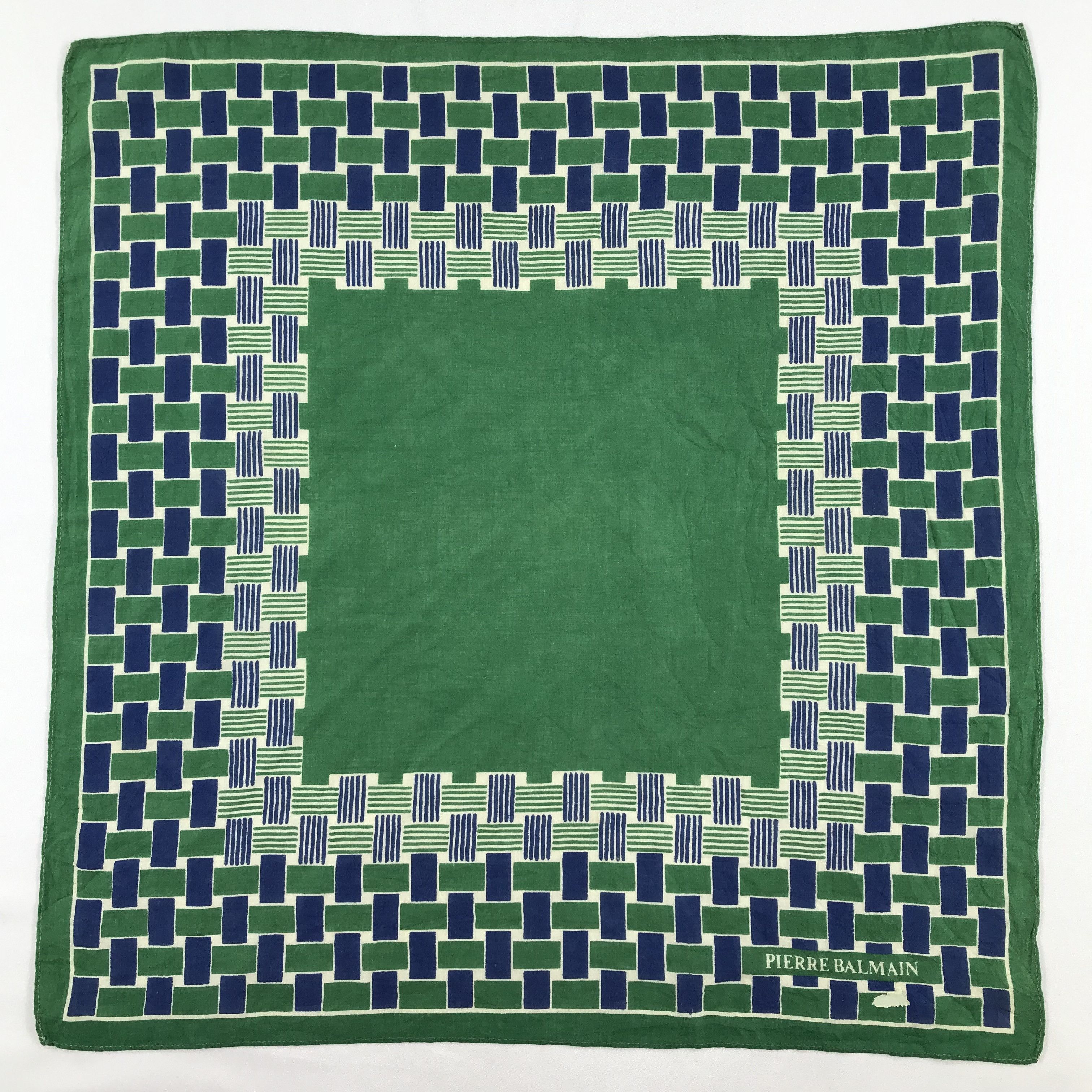 Pierre Balmain × Vintage Pierre Balmain Bandana / Handkerchief / Neckerchief - S2375 Size ONE SIZE - 1 Thumbnail