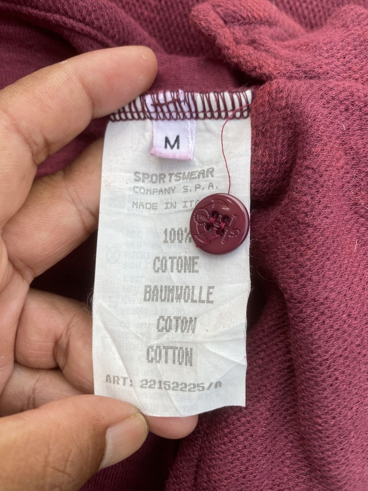 Stone Island Vintage Stone Island Marina Polo Shirt from SS 1995 Size US M / EU 48-50 / 2 - 16 Thumbnail