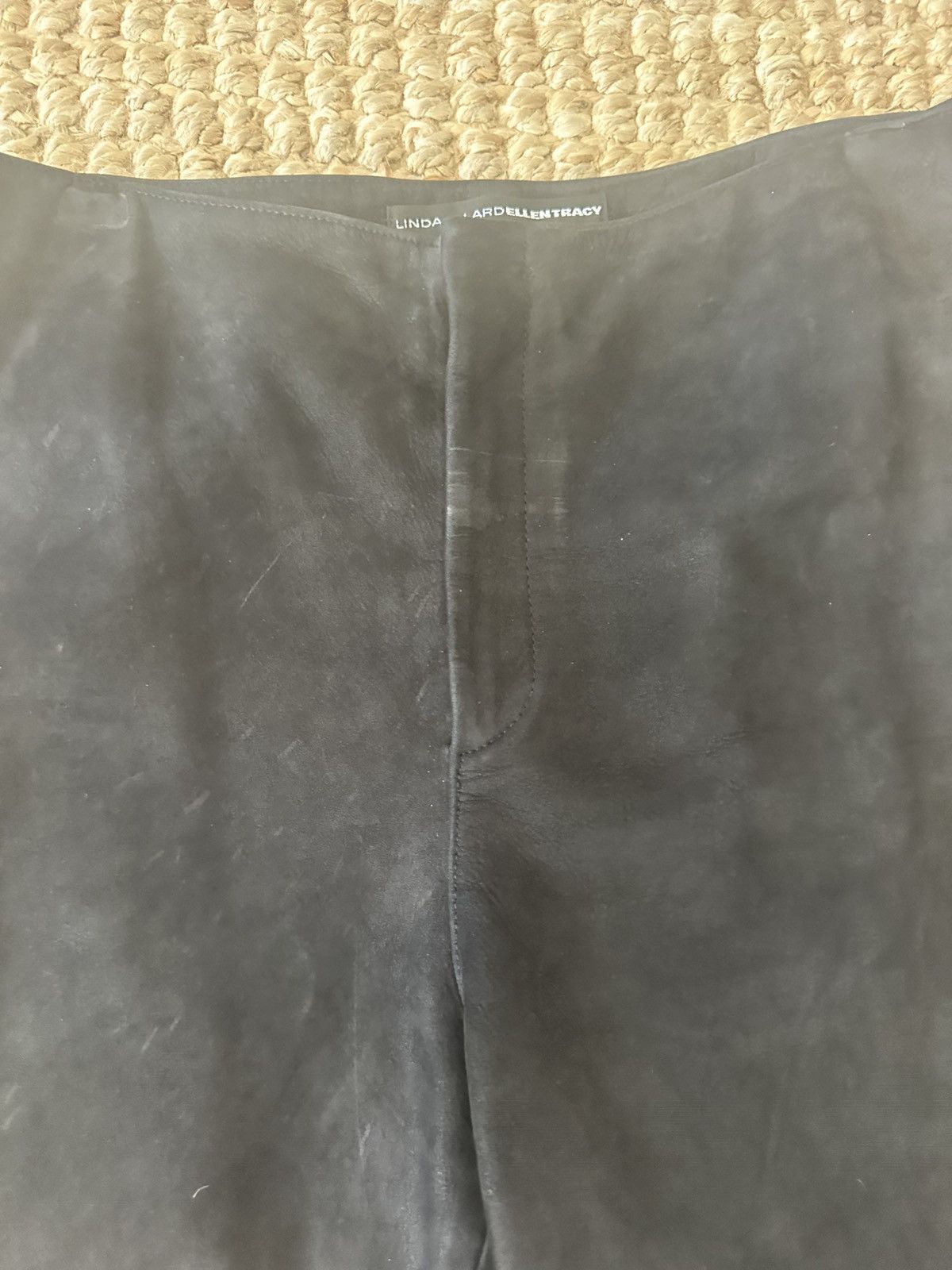 Other Vintage Linda Allard Ellen Tracy SUEDE PANTS SIZE 4 Size 27" / US 4 / IT 40 - 1 Thumbnail