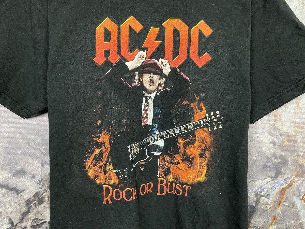 AC/DC × Vintage Men’s T Shirt AC/DC Rock Or Bust 2015-2016 Size XL Size US XL / EU 56 / 4 - 5 Thumbnail