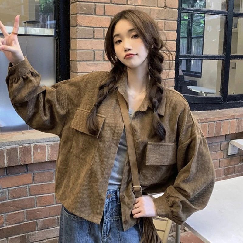 Vintage corduroy jacket womens hotsell
