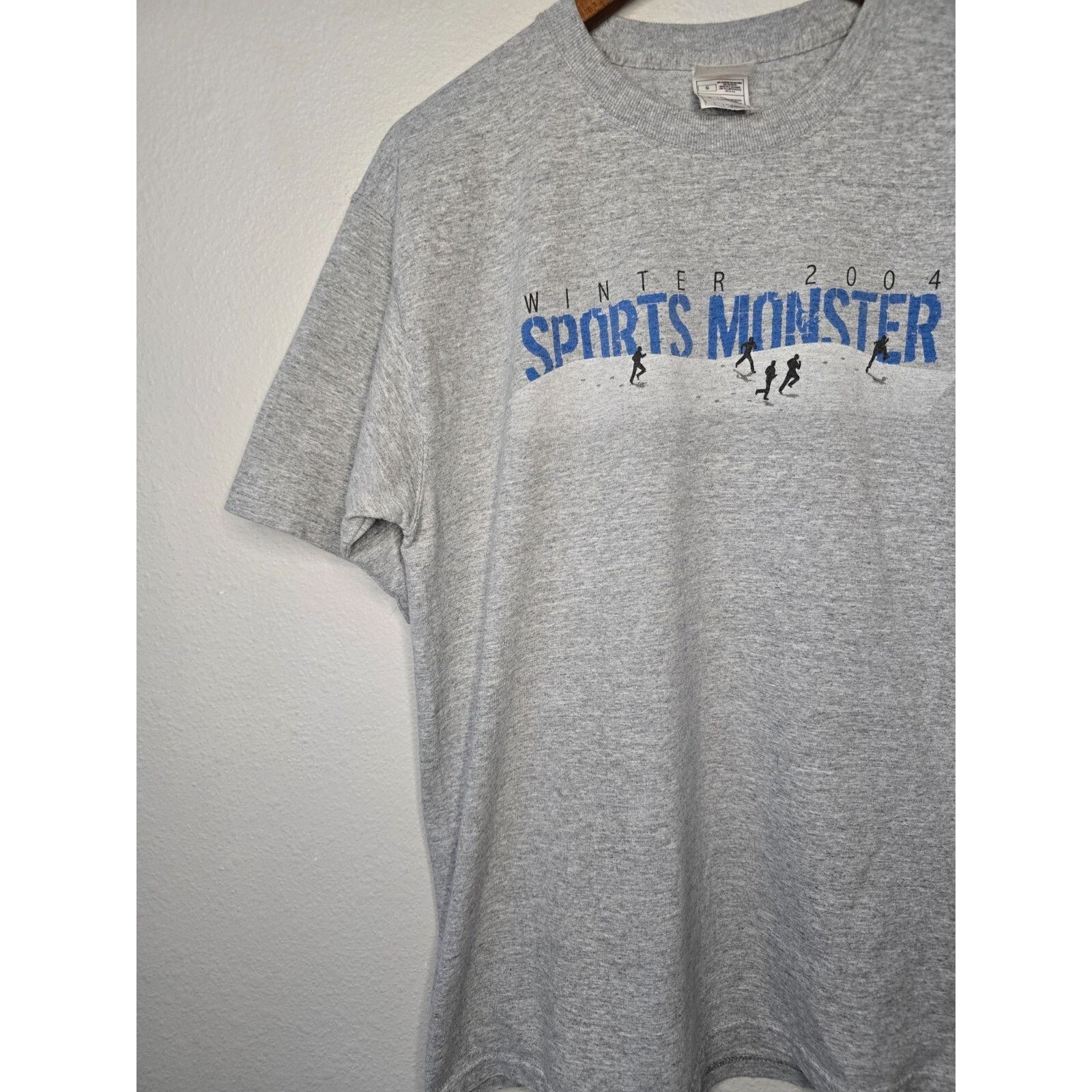 Fruit Of The Loom Vintage Sports Monster Shirt Gray Denver Sports Tee 2004 L Size US L / EU 52-54 / 3 - 7 Thumbnail
