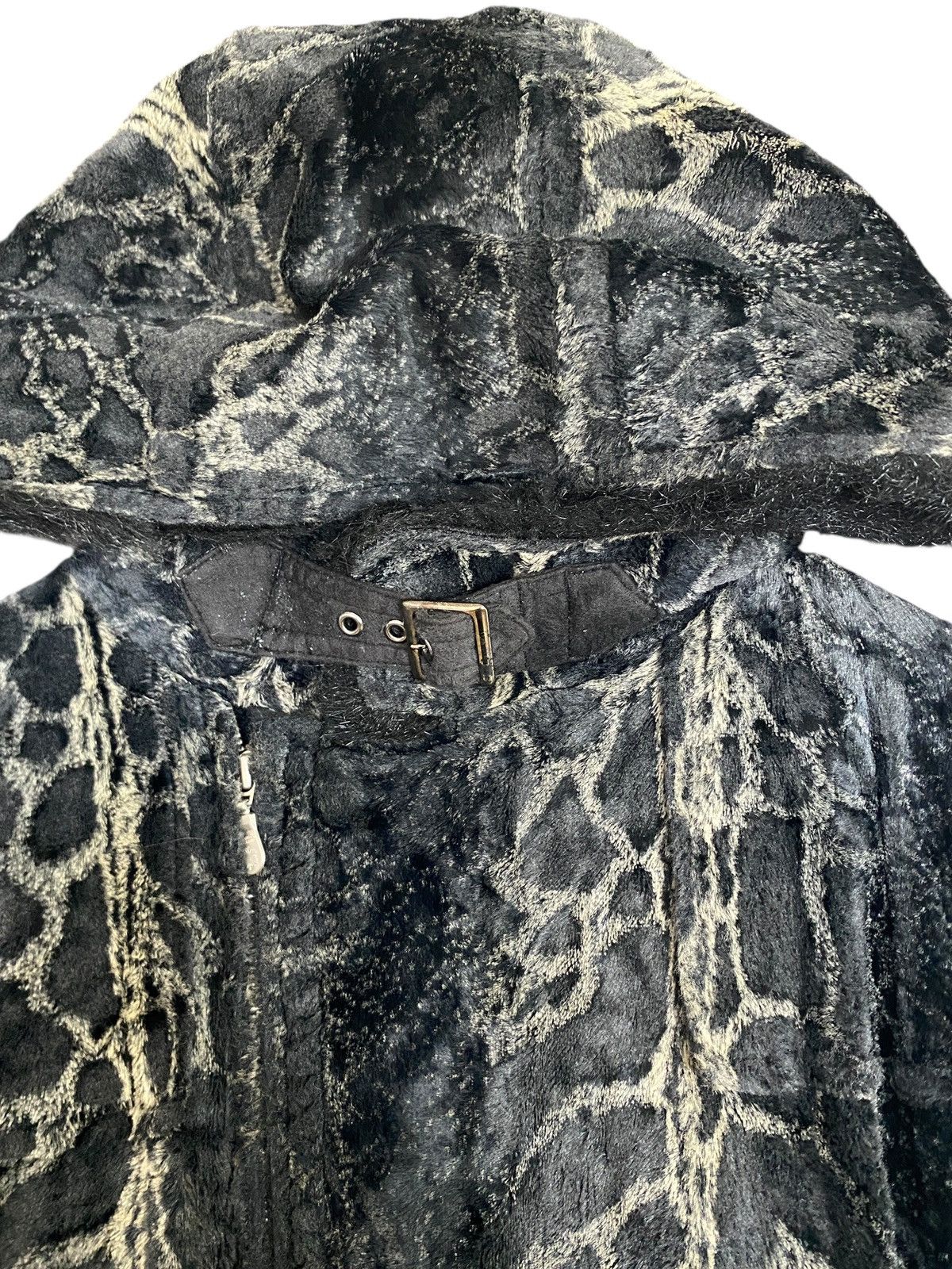 Tornado Mart Very Rare Vintage Tornado Mart Snake Skin Velvet Parka 1990s Size US L / EU 52-54 / 3 - 6 Thumbnail