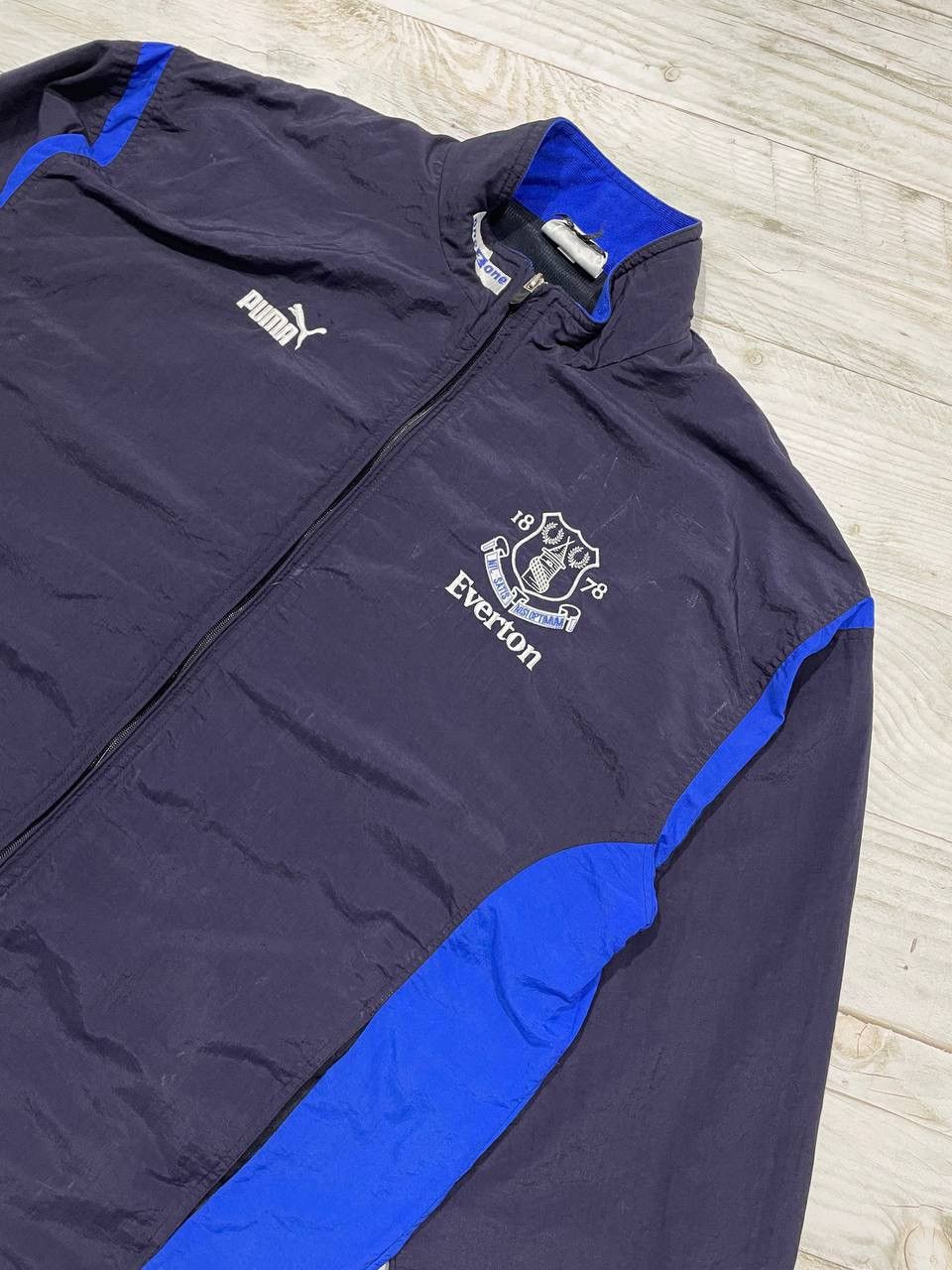 Puma Vintage Puma Everton 2000 2002 Training Jacket Track Soccer Size US XL / EU 56 / 4 - 2 Thumbnail