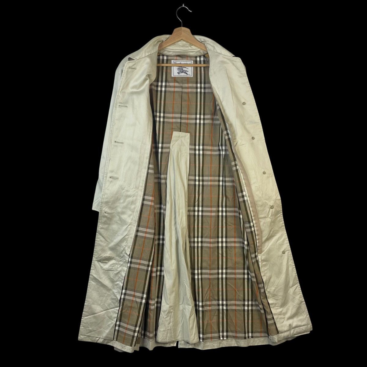 Burberry Prorsum VINTAGE BURBERRY PRORSUM LINED NOVACHECK BELTED TRENCH COAT Size US M / EU 48-50 / 2 - 7 Thumbnail