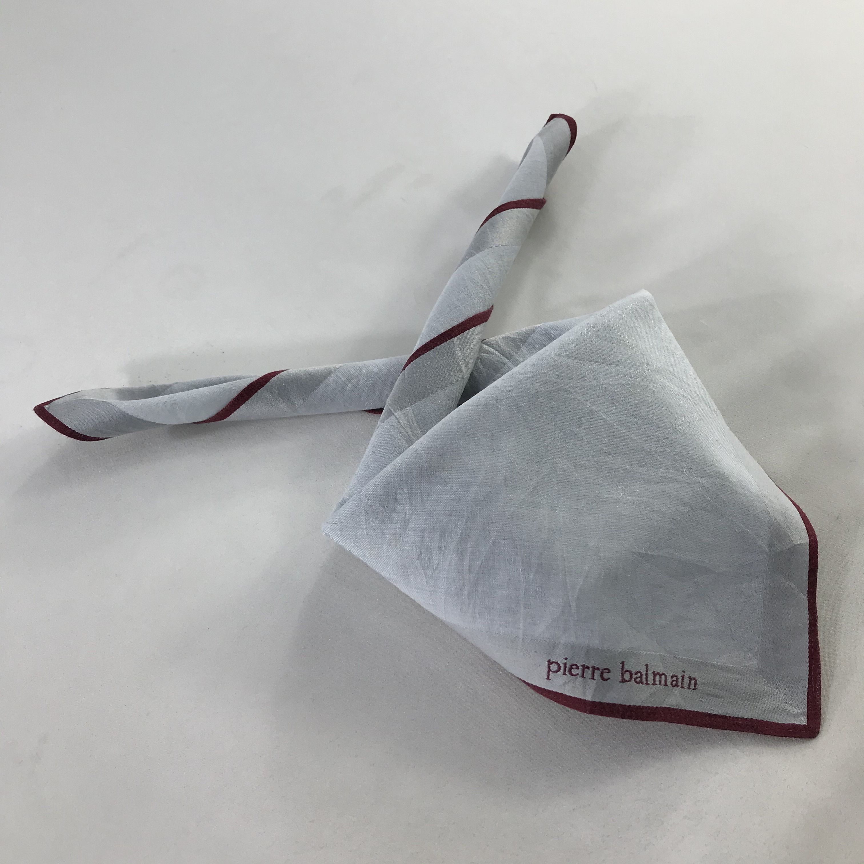 Pierre Balmain × Vintage Pierre Balmain Bandana / Handkerchief / Neckerchief - S1045 Size ONE SIZE - 4 Thumbnail