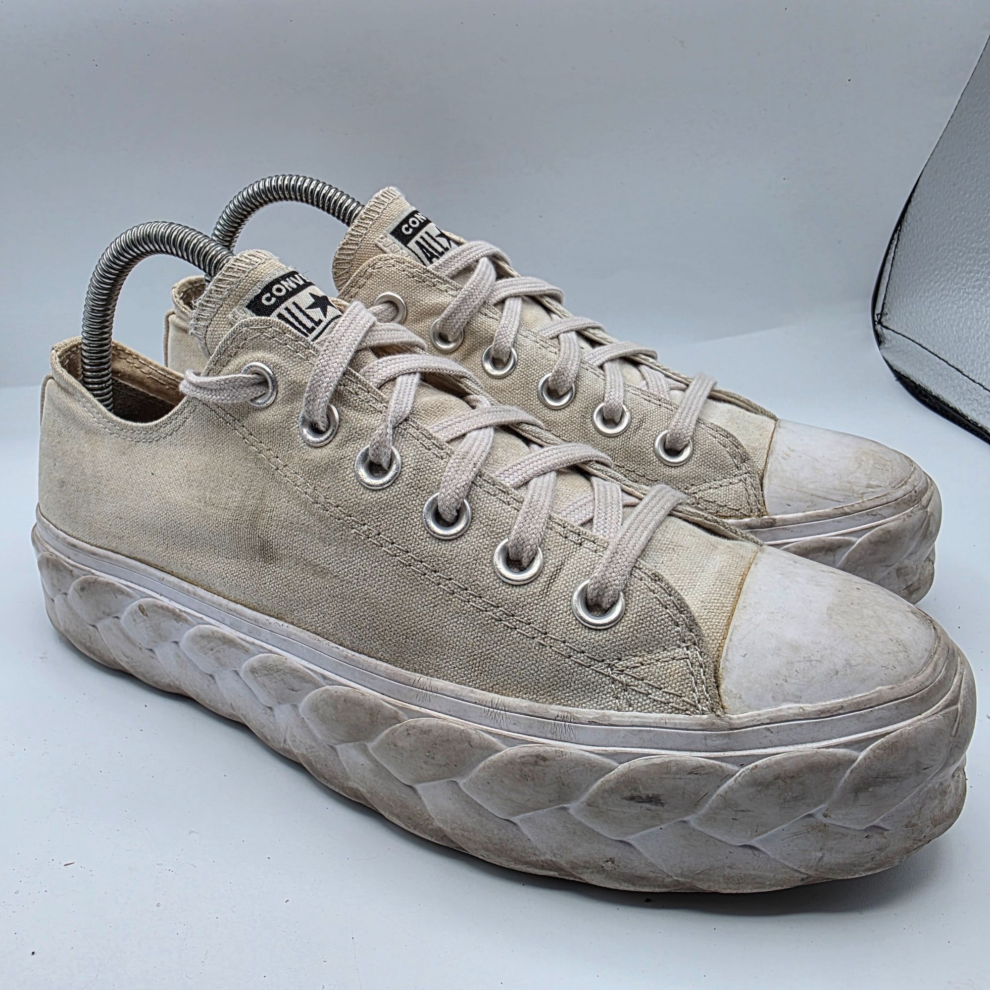 Converse Converse Chuck Taylor Runway Cable Womens Size 8 White Platf Size US 8 / IT 38 - 1 Thumbnail
